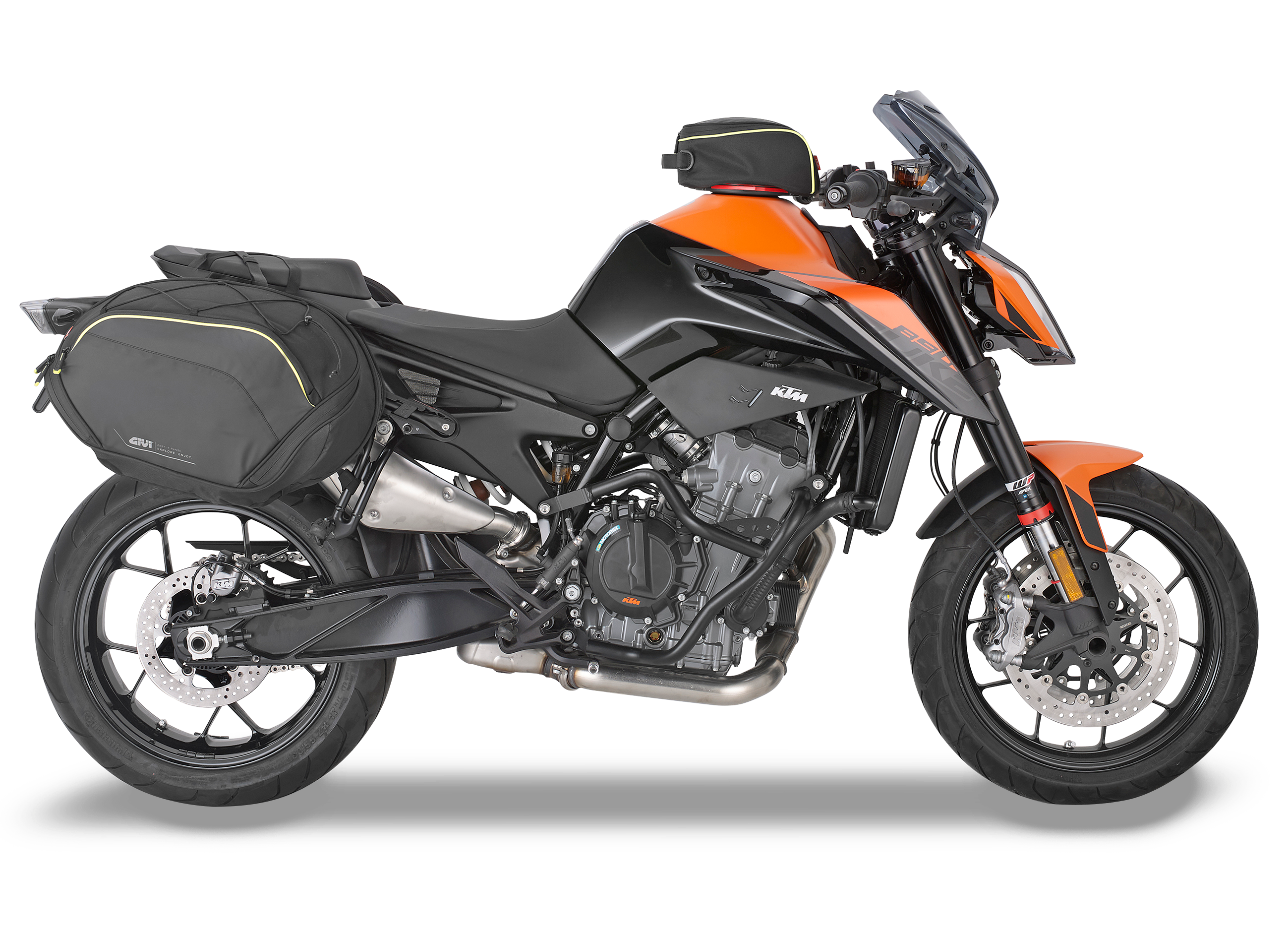 Allestimento GIVI su KTM 890 Duke R (21) lato