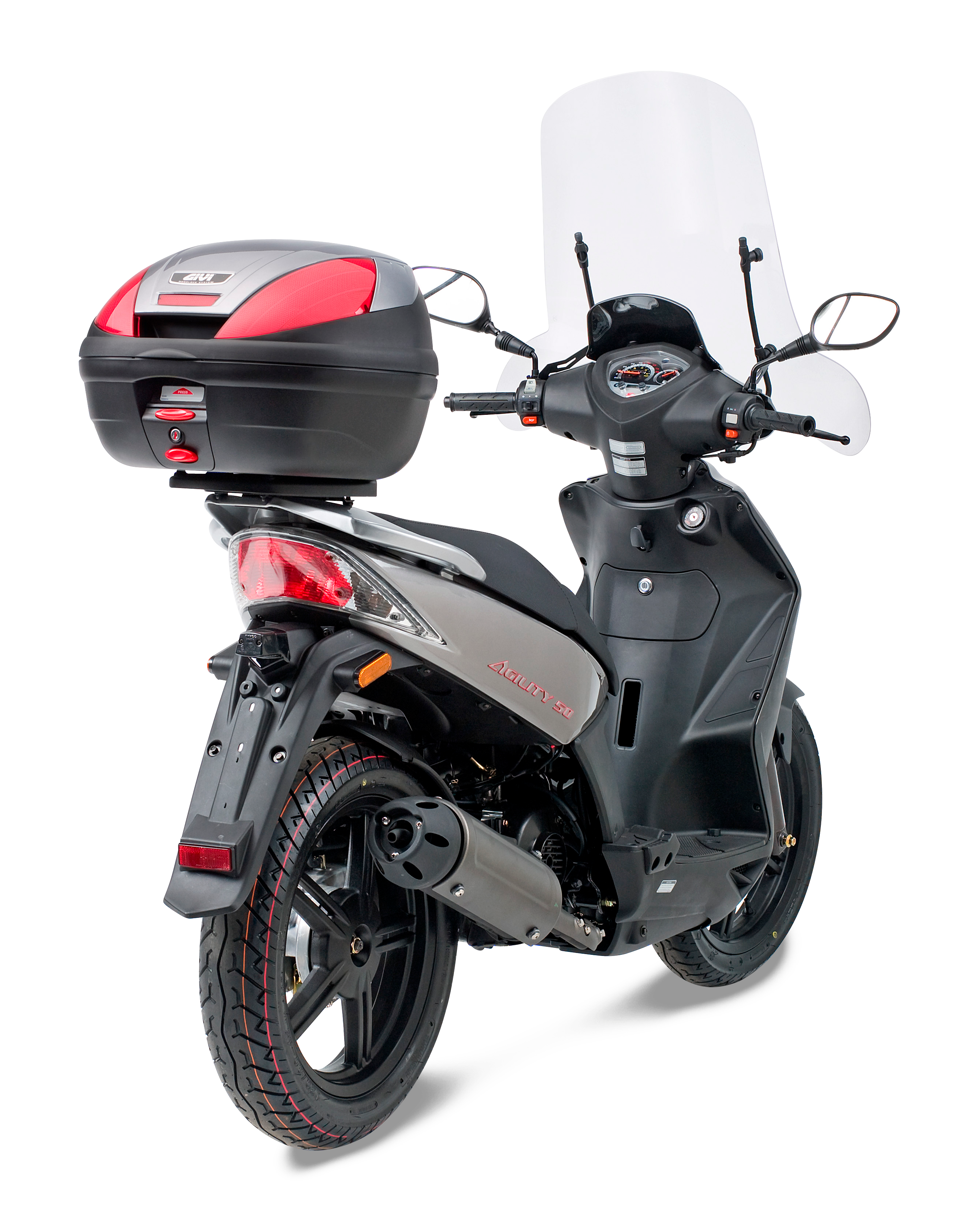 Allestimento GIVI su Kymco Agility 125 R16 (08) lato