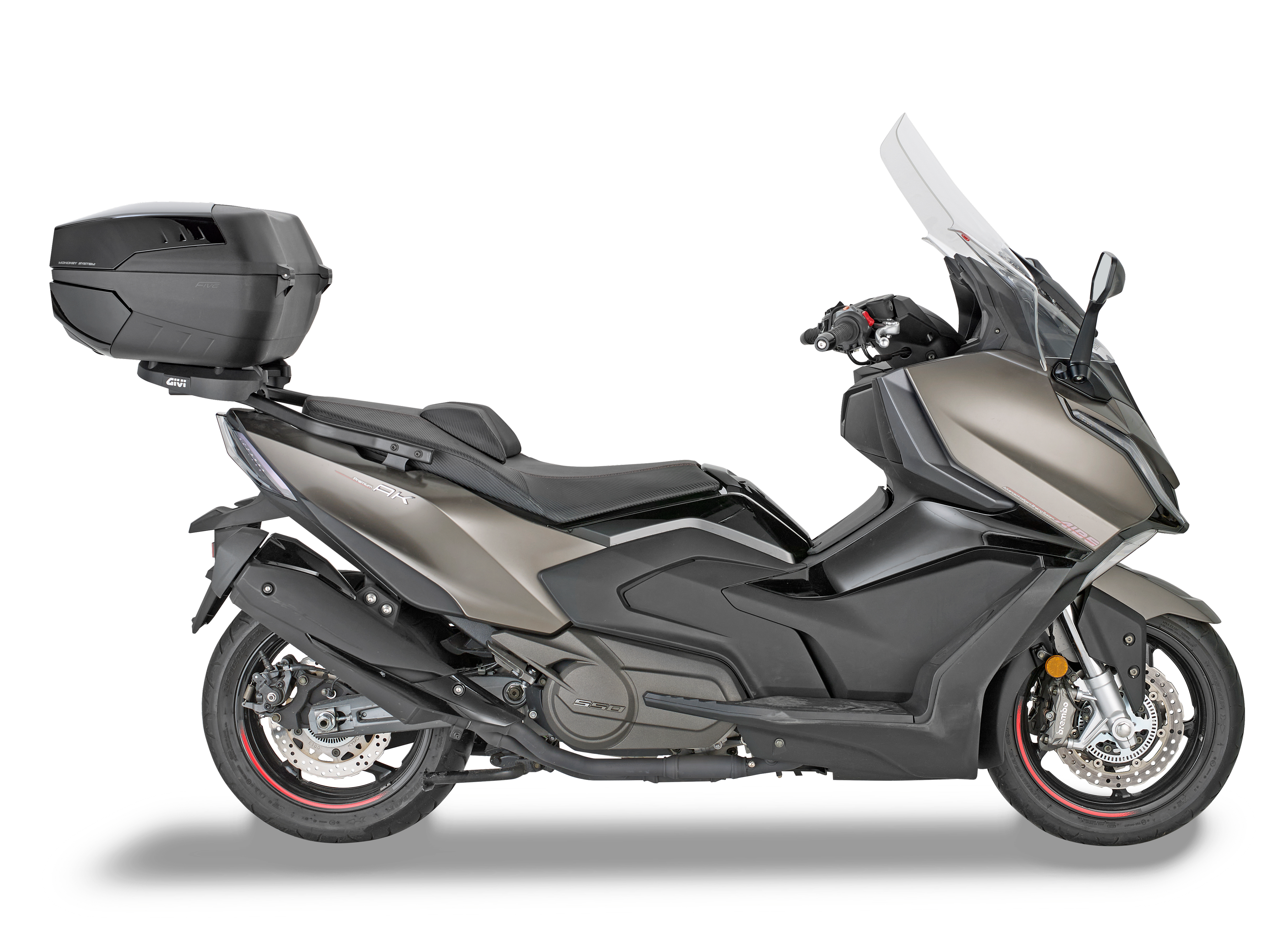 Allestimento GIVI su Kymco AK 550 Premium (23) lato