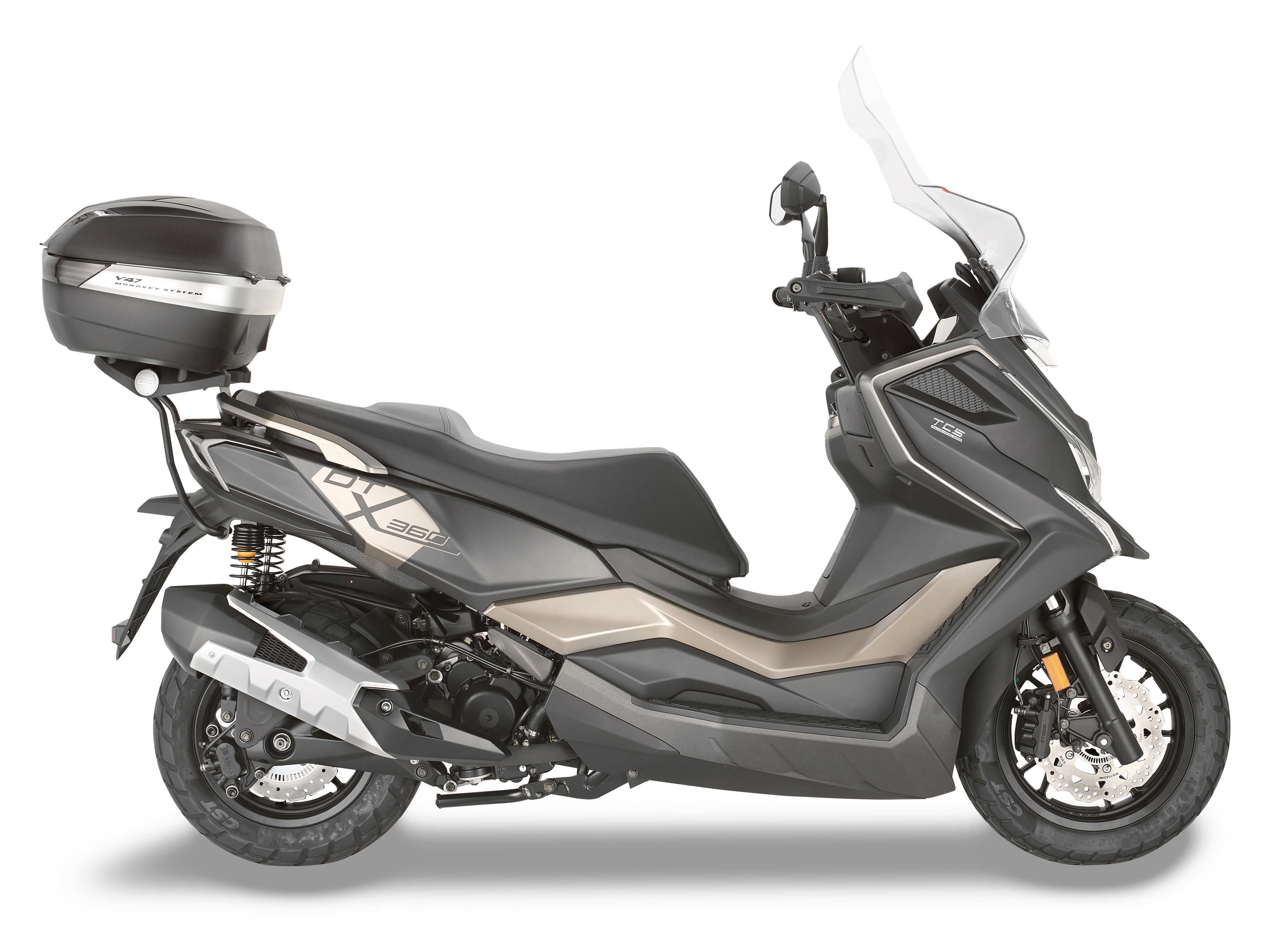 Allestimento GIVI su Kymco DTX 360 125 (21) lato