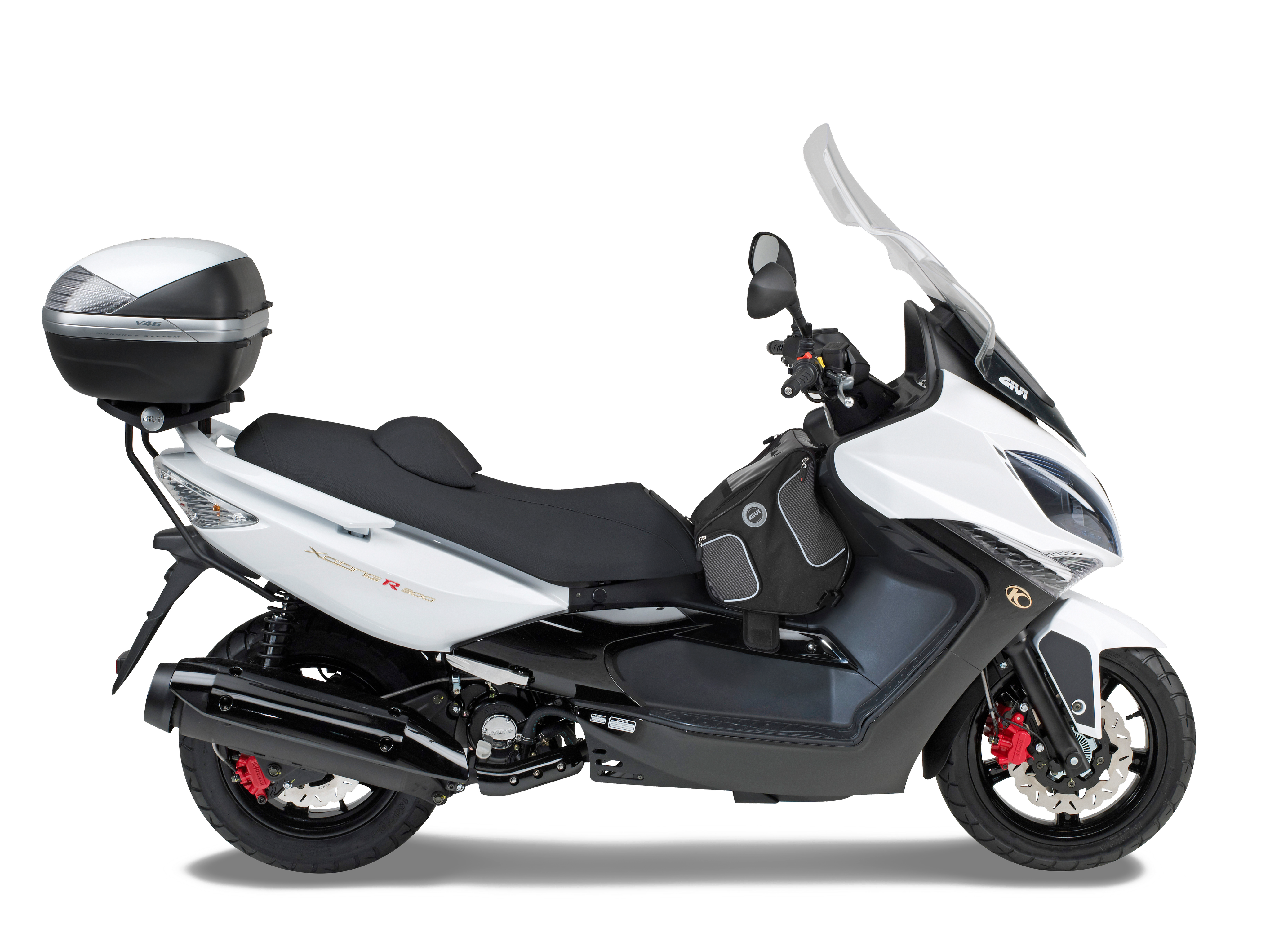 Allestimento GIVI su Kymco Xciting R 300i (09) lato