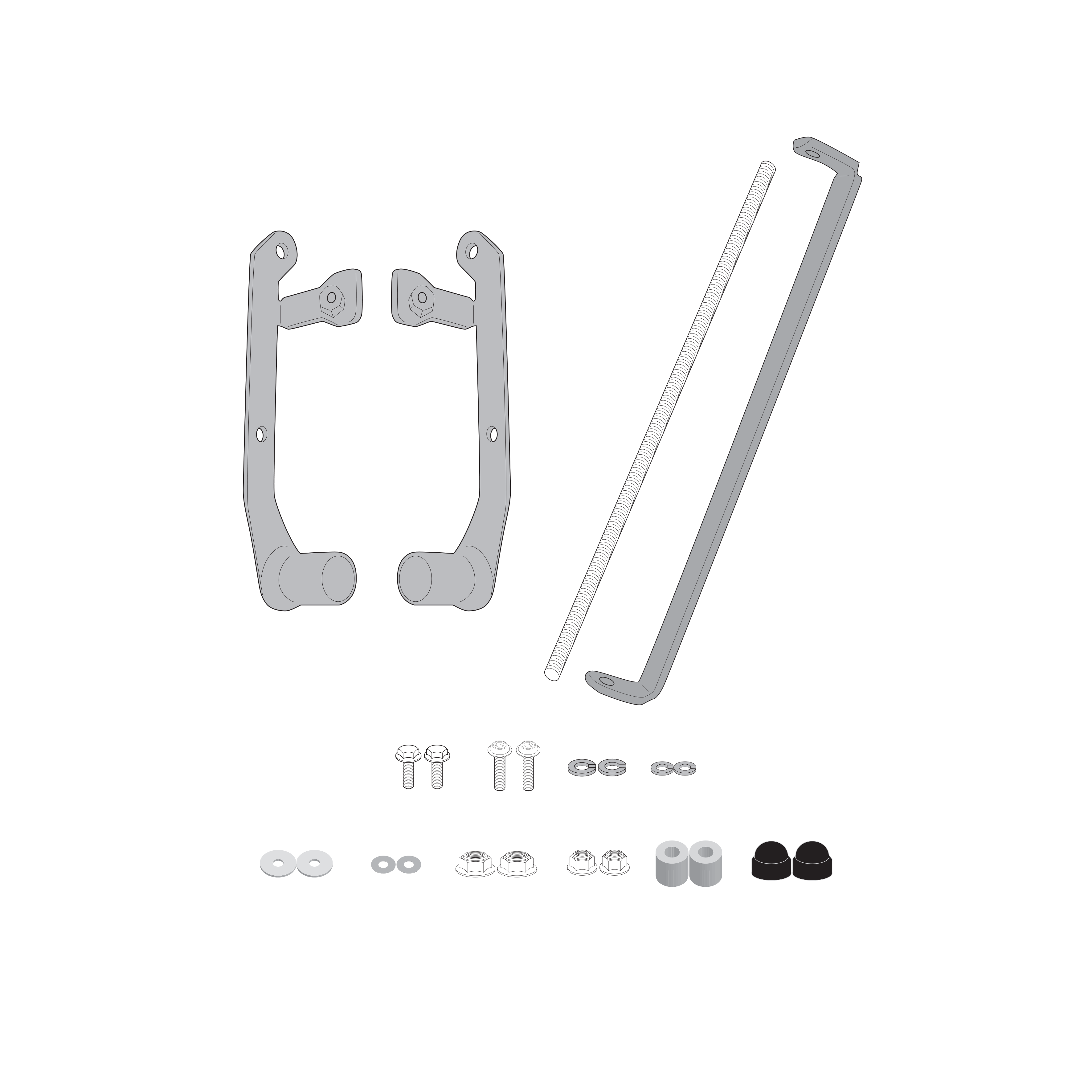 Sistema di fissaggio per faretti GIVI LS2139