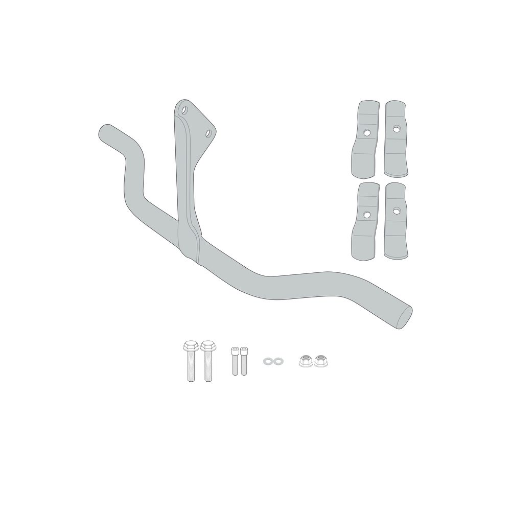 Sistema di fissaggio per faretti GIVI LS4114
