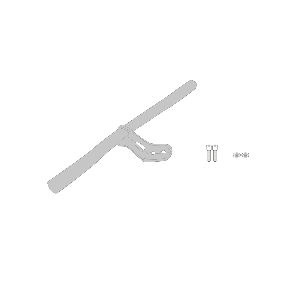 Sistema di fissaggio per faretti GIVI LS9350