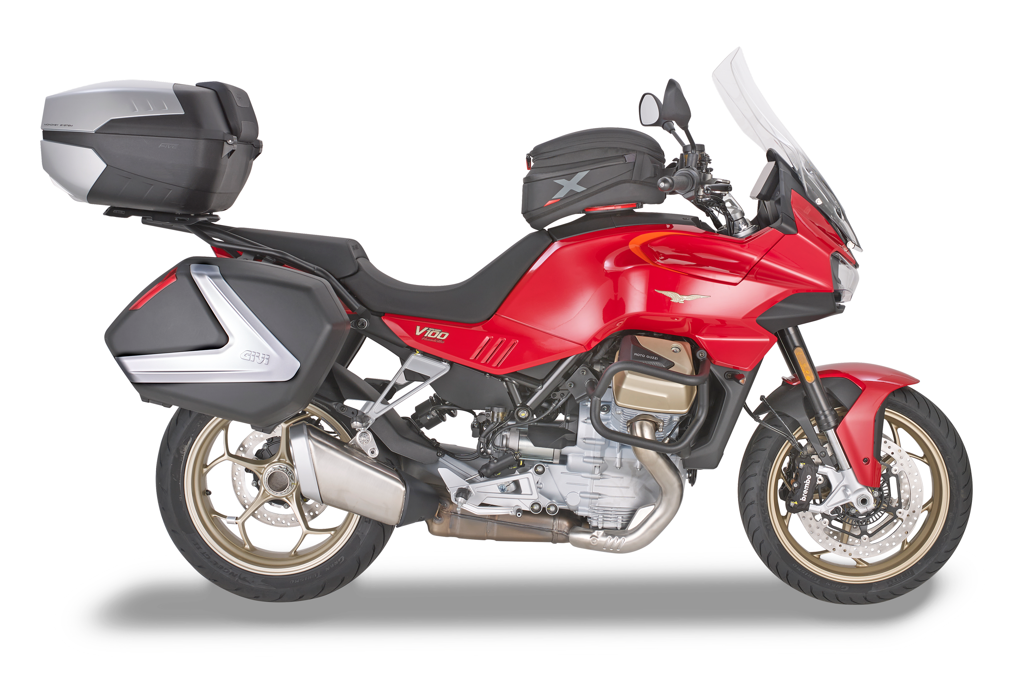 Allestimento GIVI su Moto Guzzi V100 Mandello 1000 (22) lato