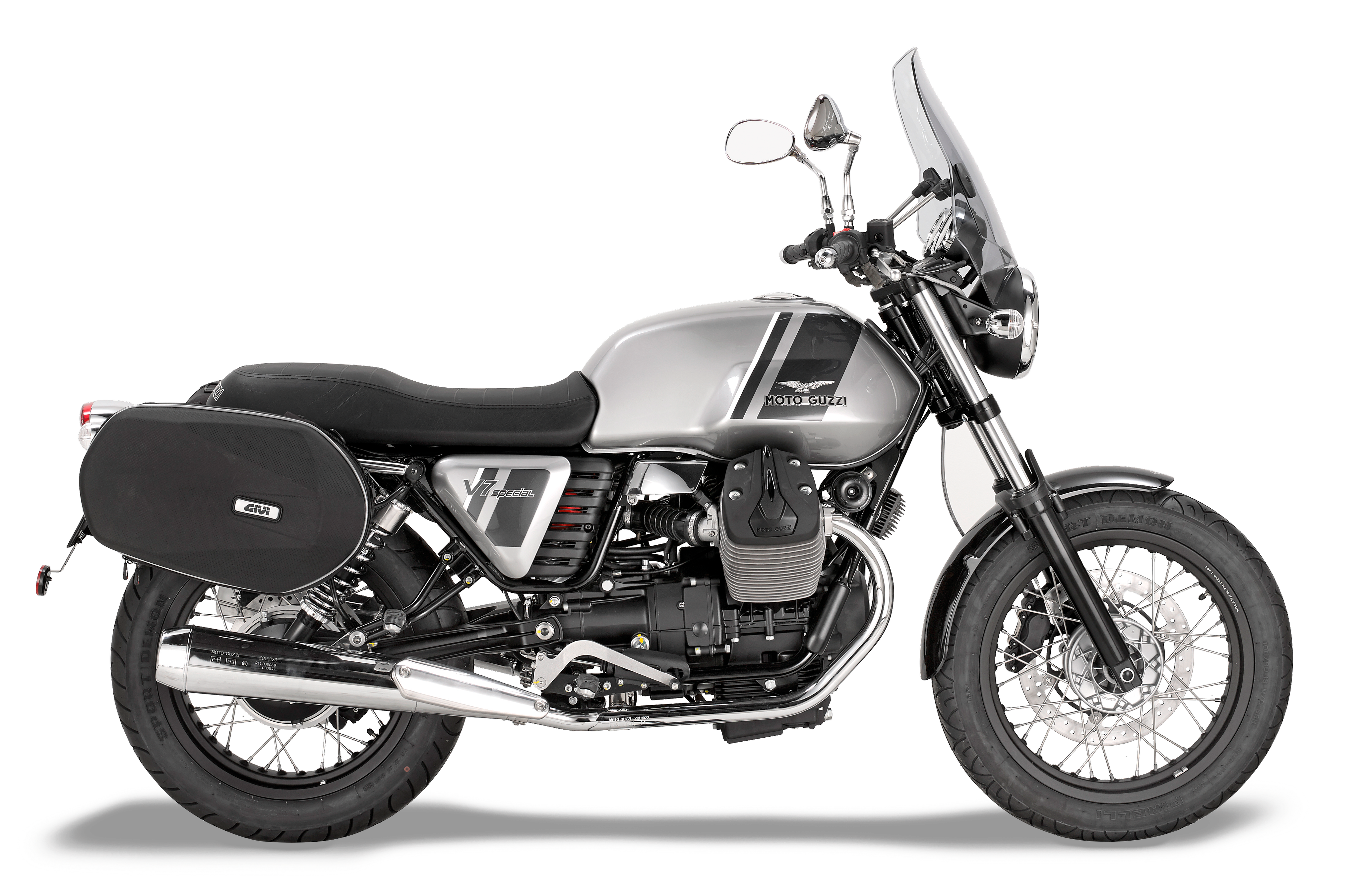 Allestimento GIVI su Moto Guzzi V7 (12) lato