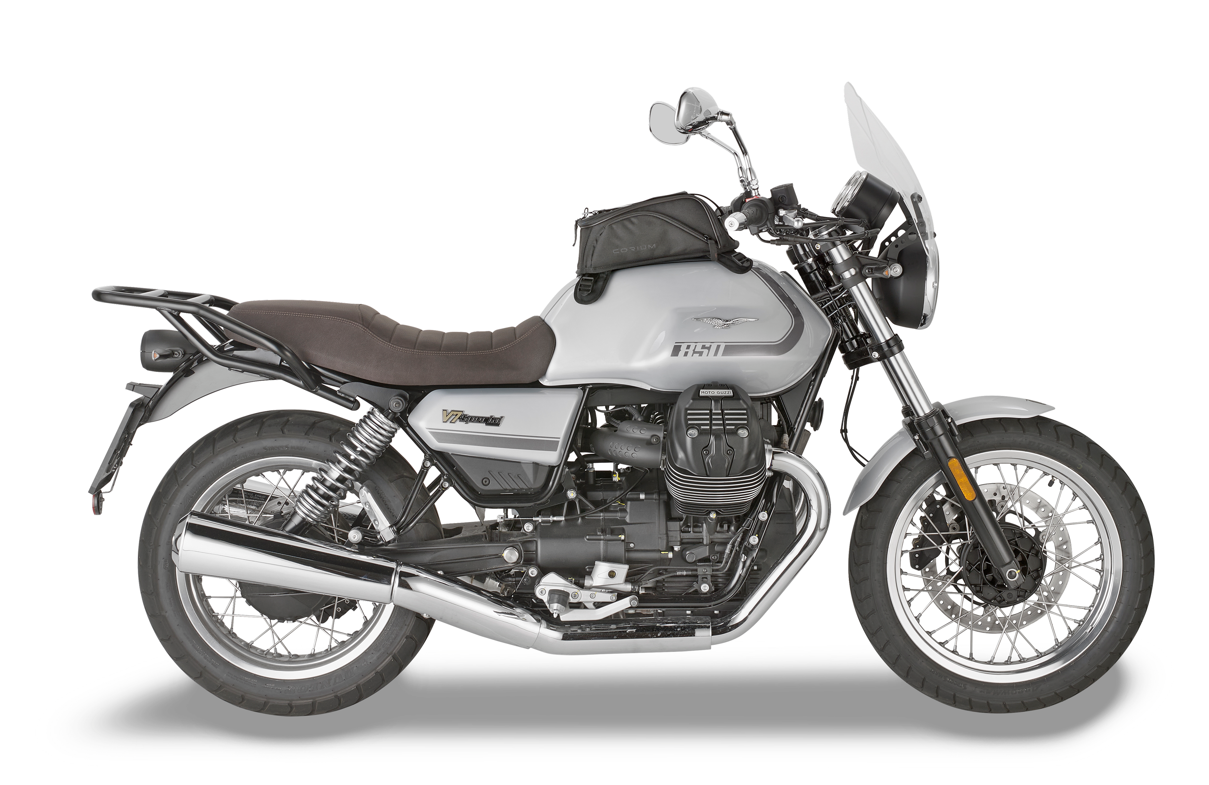 Allestimento GIVI su Moto Guzzi V7 850 Stone (21) lato