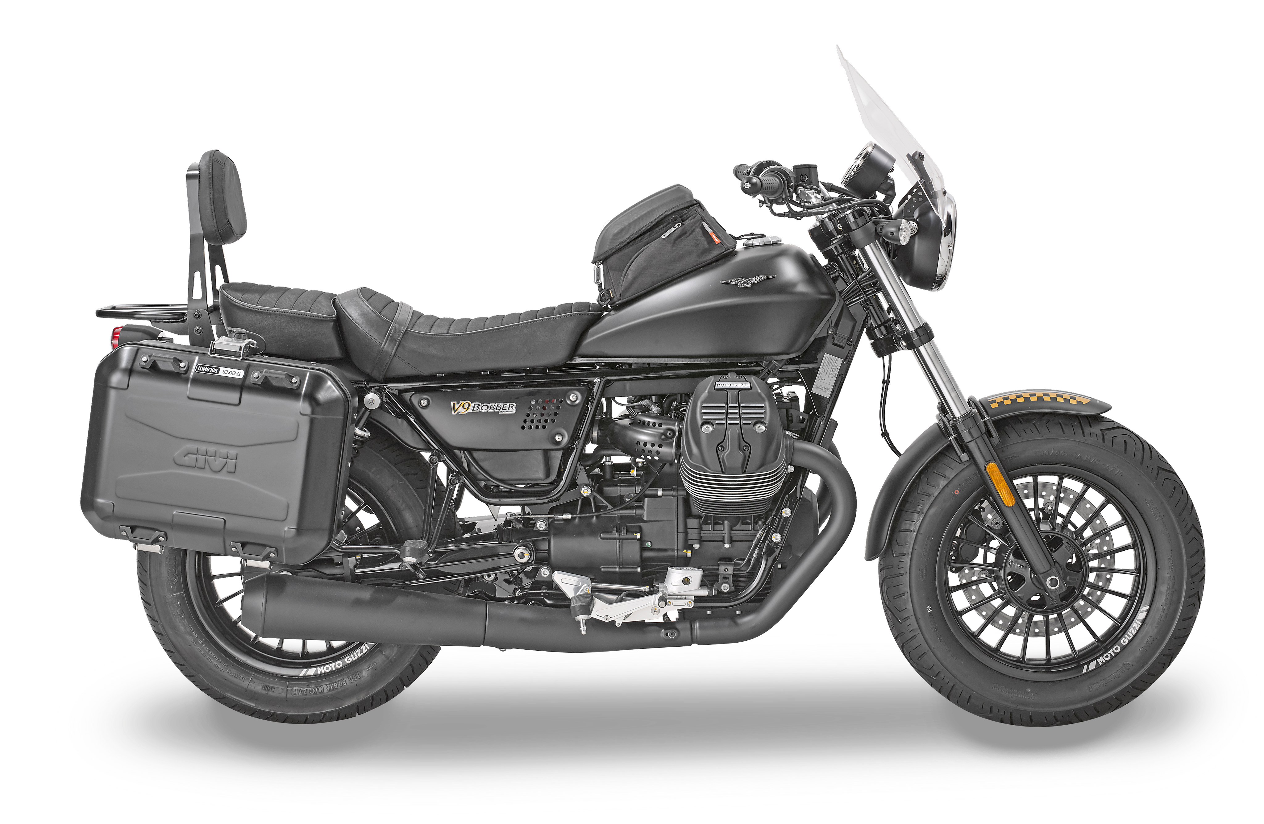 Allestimento GIVI su Moto Guzzi V9 Bobber (16) lato