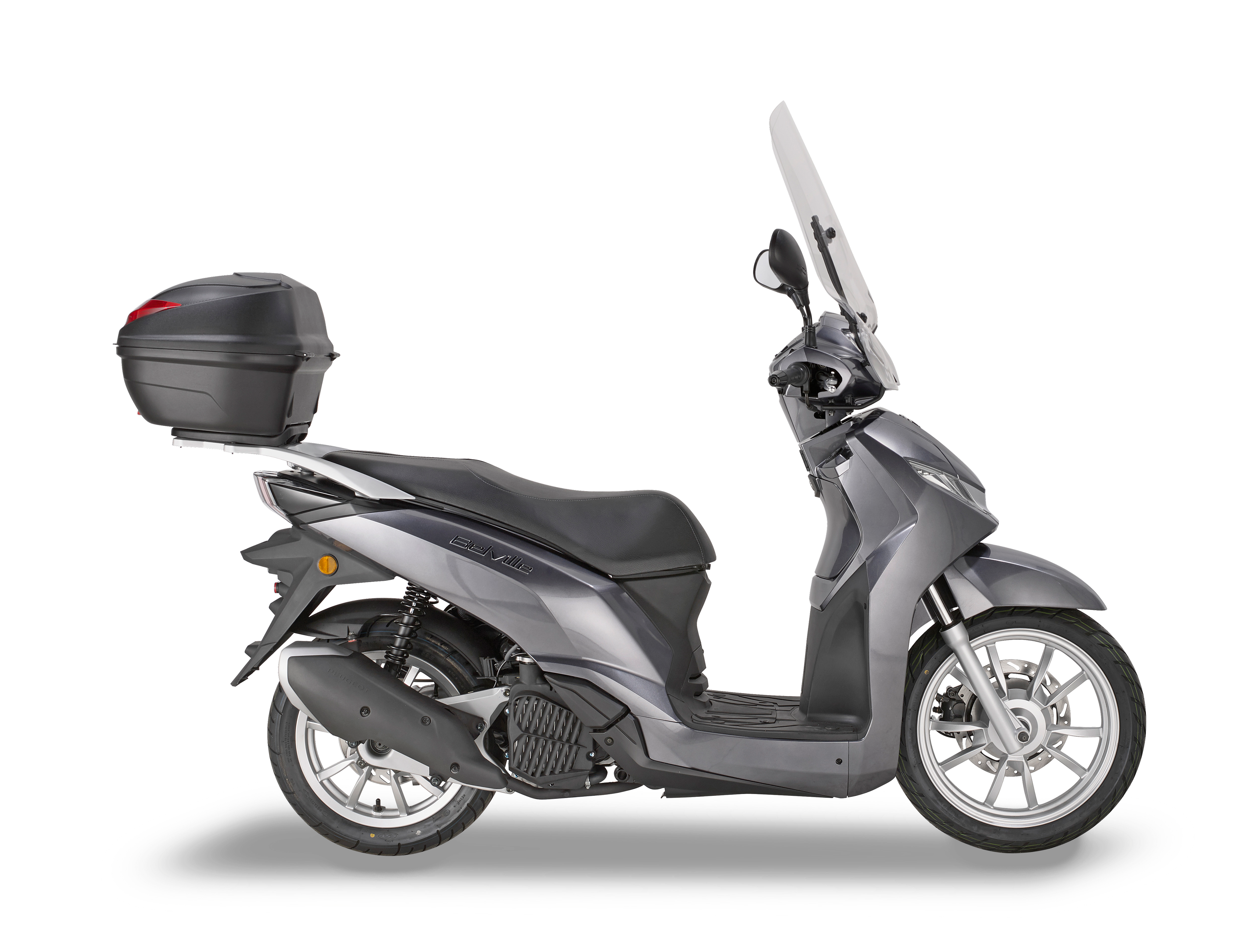 Allestimento GIVI su Peugeot Belville 125 (17) lato