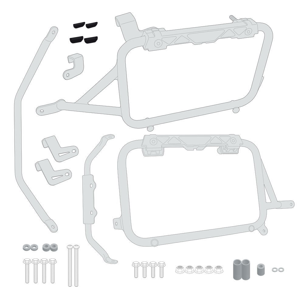 Supporto per valigie laterali GIVI PL1144CAM