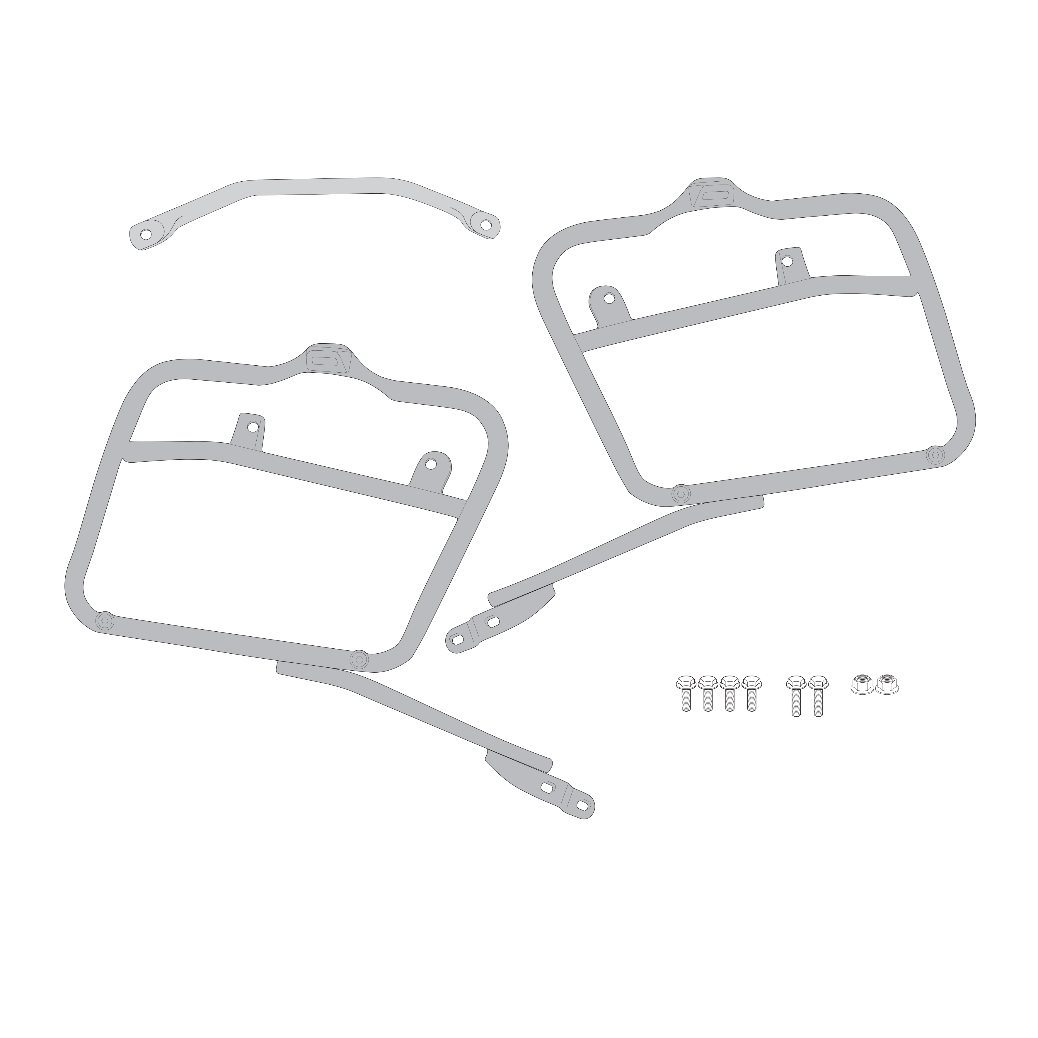 Supporto per valigie laterali GIVI PL1146