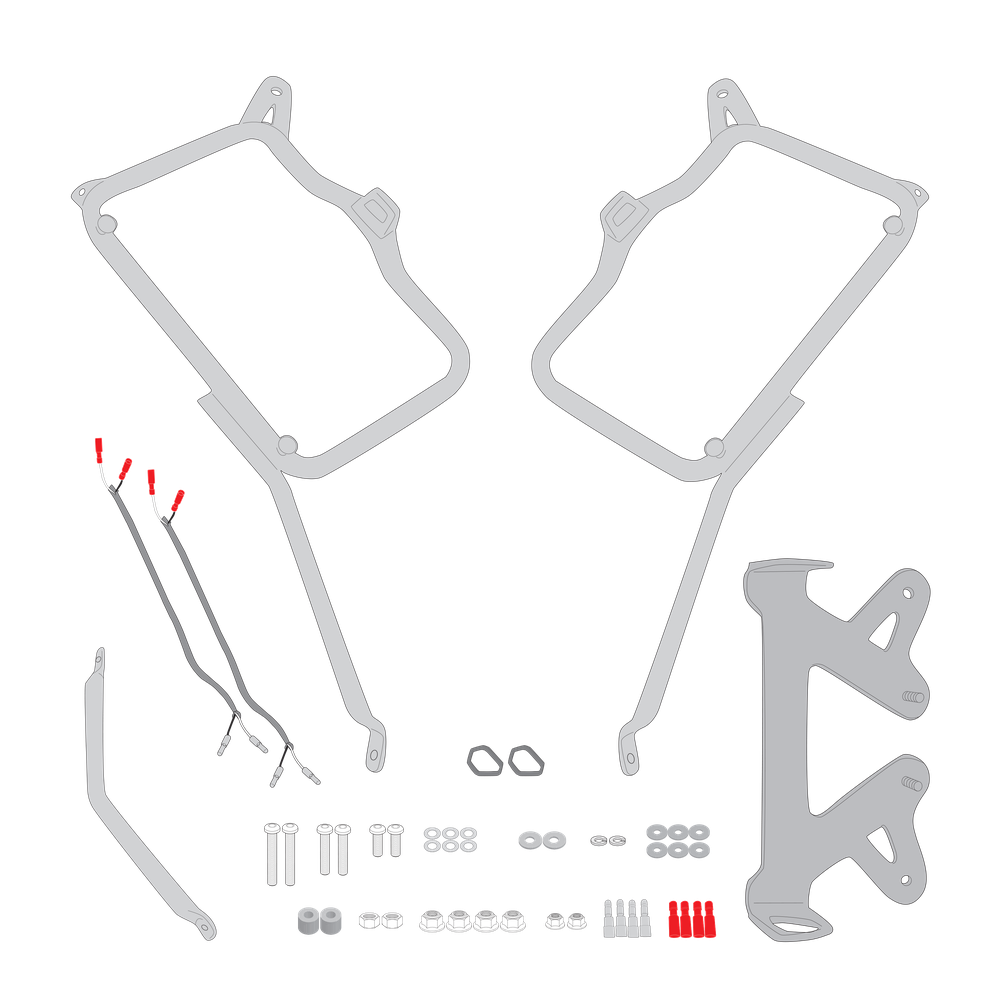 Supporto per valigie laterali GIVI PL1184