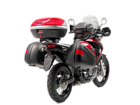 Attacco Laterale GIVI PL203 montato con E225 su Honda XL 700V Transalp (08)