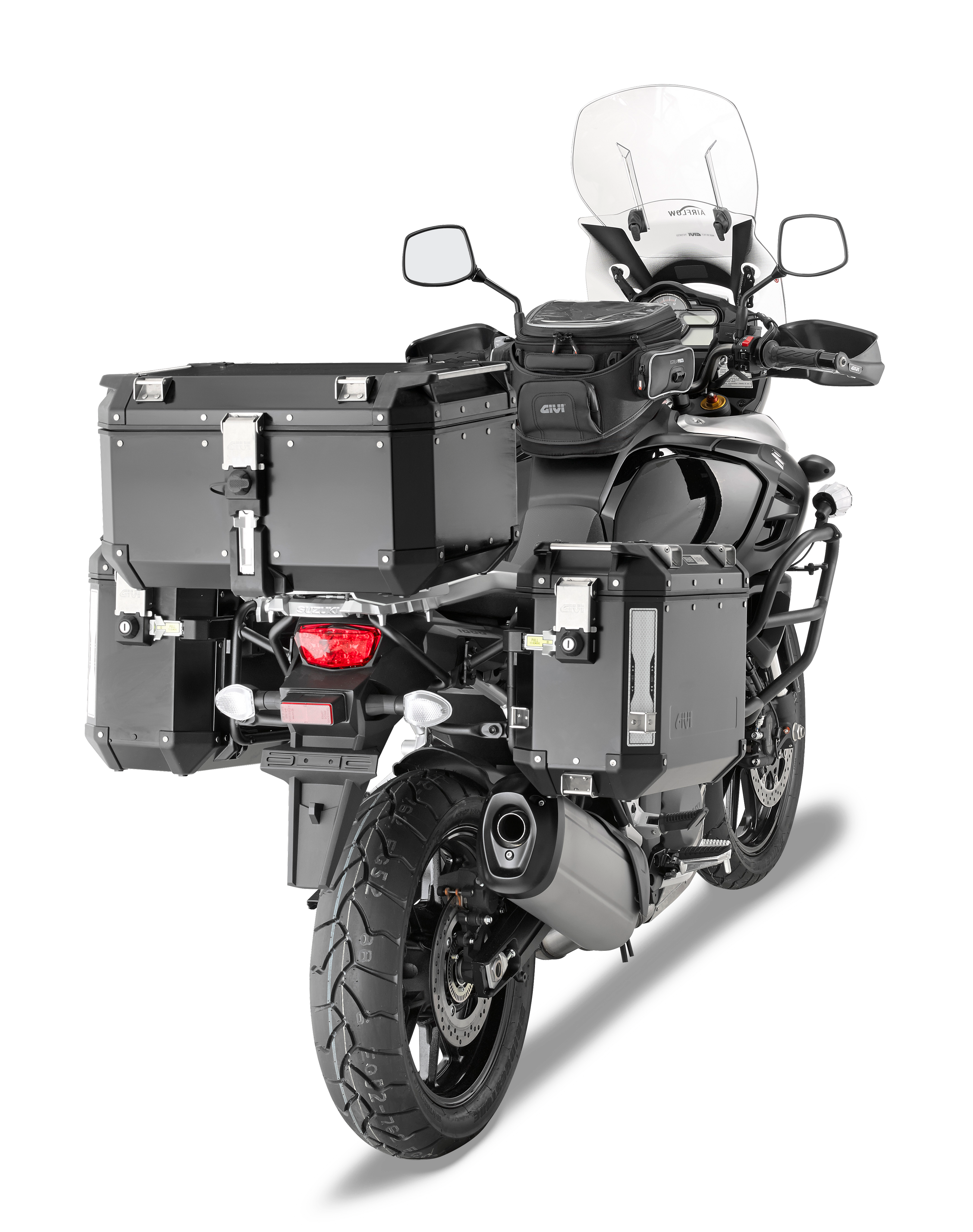 Attacco Laterale GIVI PL3105CAM montata su Suzuki DL 1000 V-Strom (14)