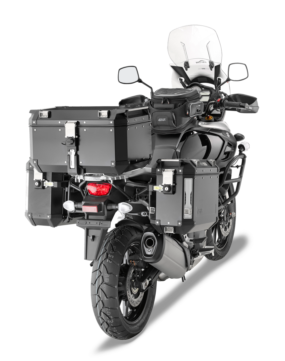 Attacco Laterale GIVI PL3105CAM montata su Suzuki DL 1000 V-Strom (14)