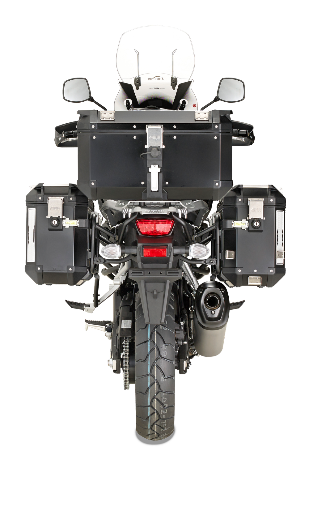 Attacco Laterale GIVI PL3105CAM montata su Suzuki DL 1000 V-Strom (14)
