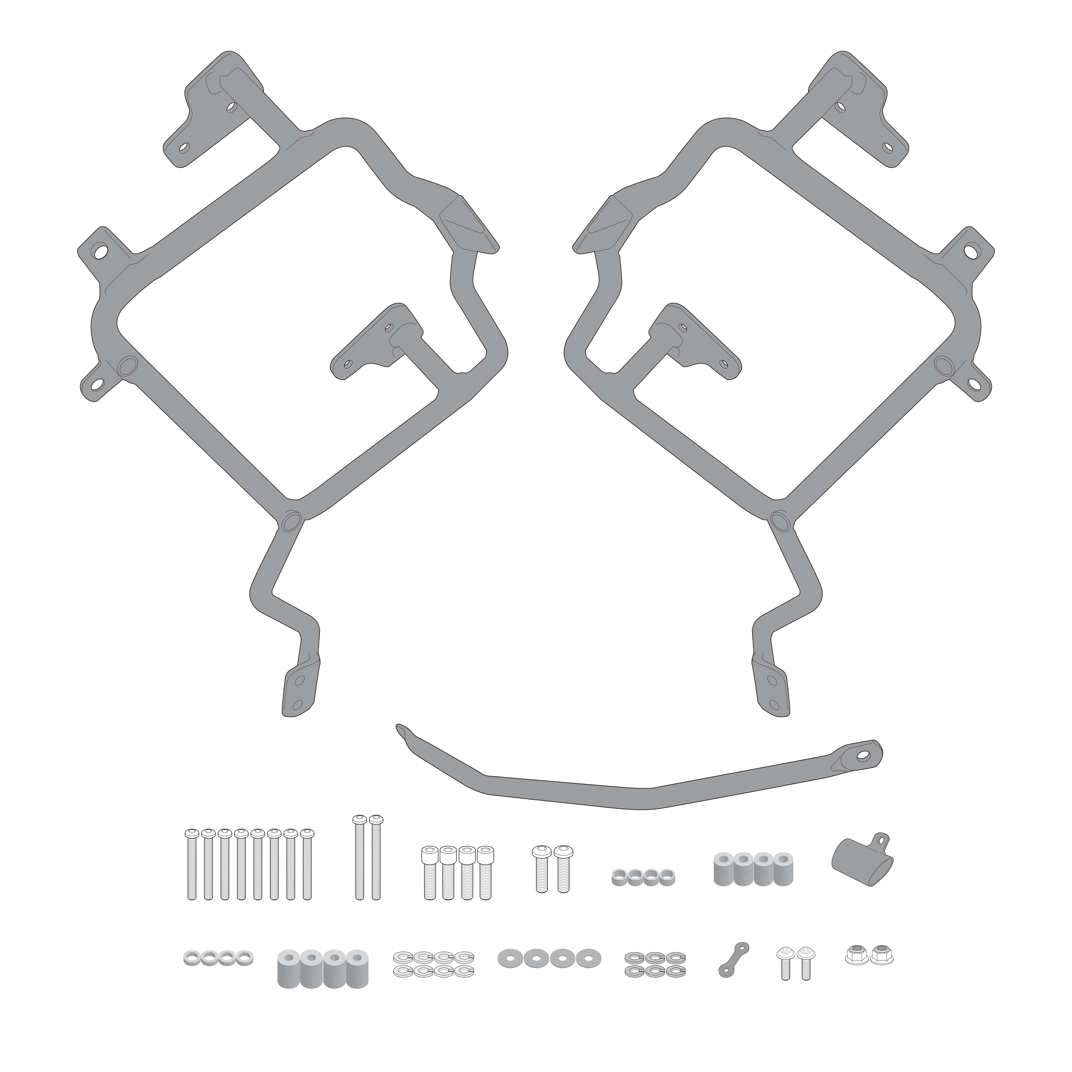 Supporto per valigie laterali GIVI PL3112