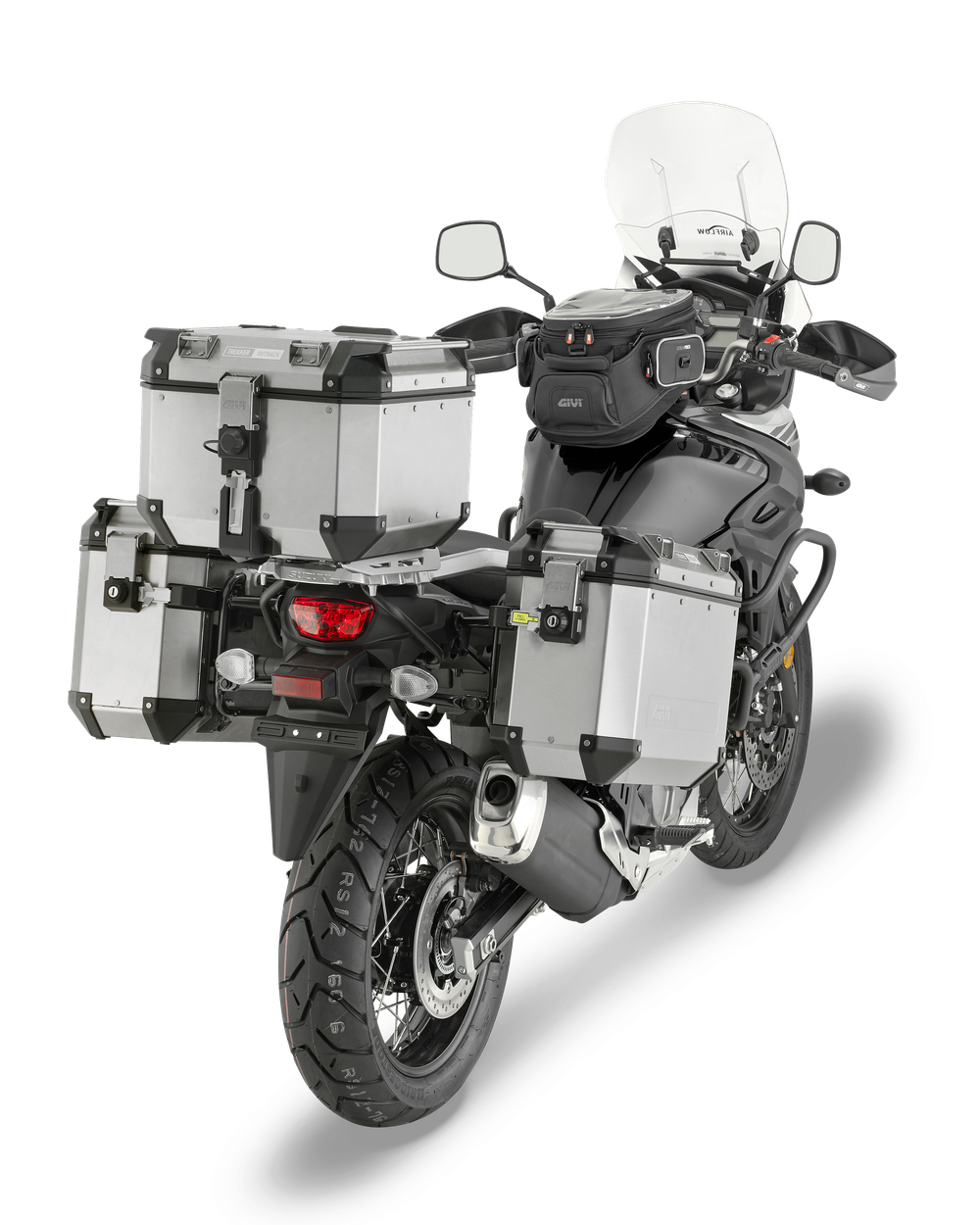Attacco Laterale GIVI PL3112CAM montata su Suzuki DL 650 V-Strom (17)