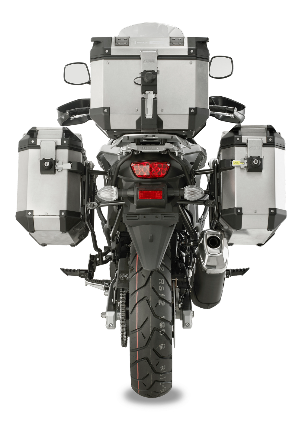 Attacco Laterale GIVI PL3112CAM montata su Suzuki DL 650 V-Strom (17)