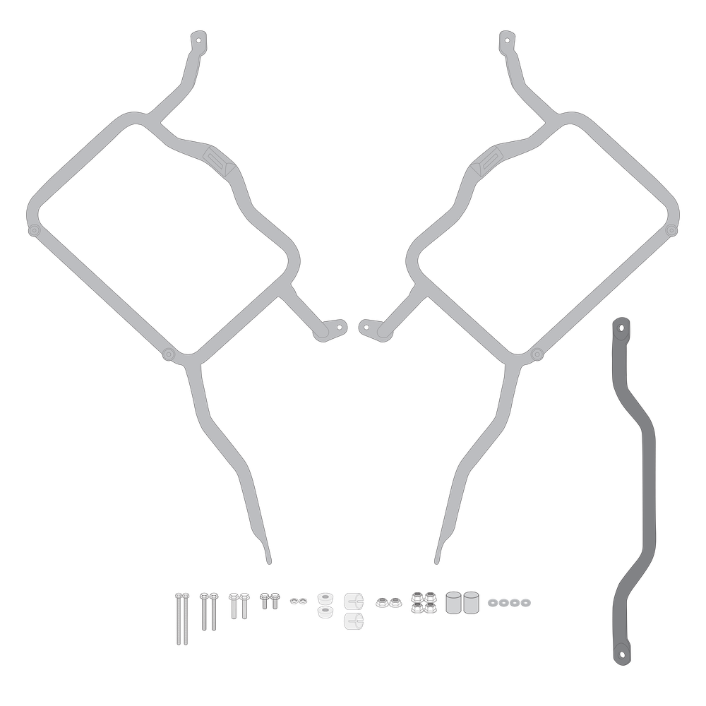 Supporto per valigie laterali GIVI PL4114