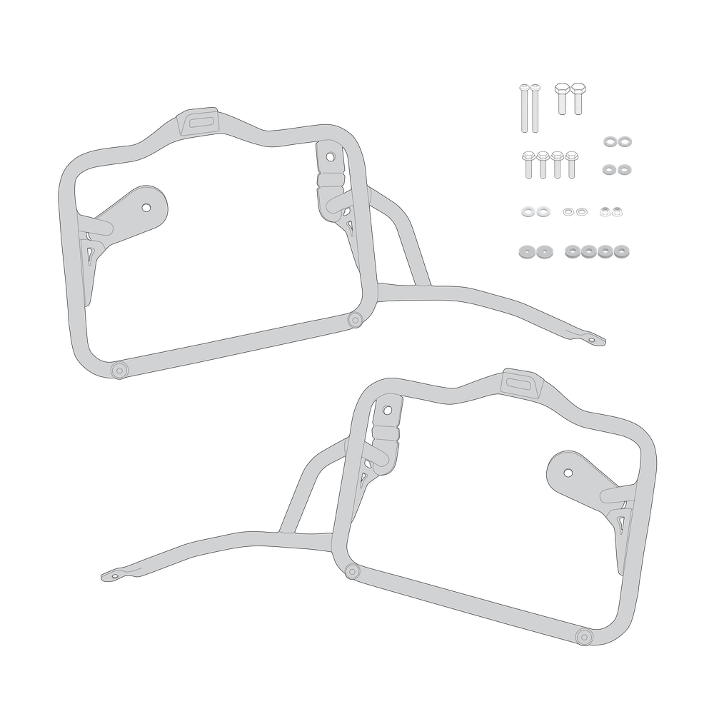 Supporto per valigie laterali GIVI PL4115