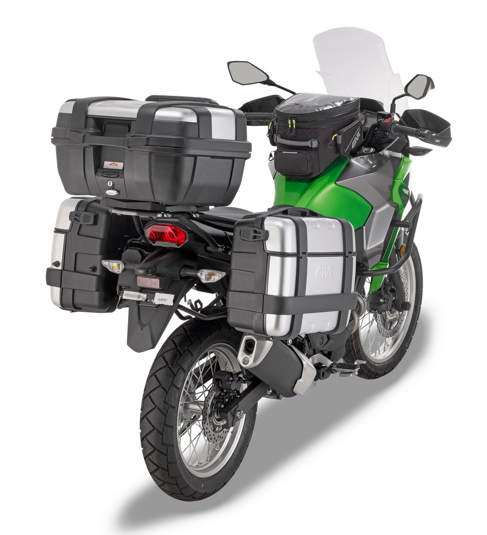 Attacco Laterale GIVI PL4121 montata su Kawasaki Versys-X 300 (17)