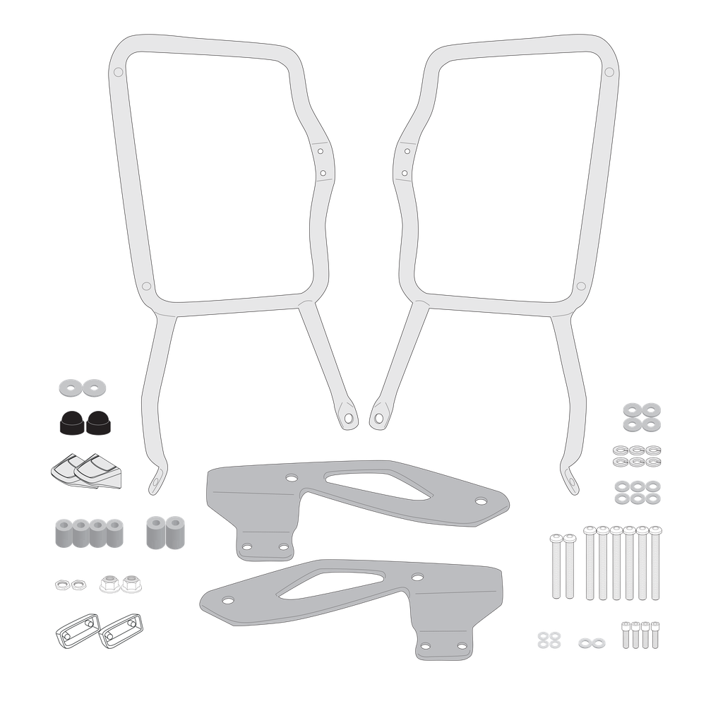 Supporto per valigie laterali GIVI PL4134
