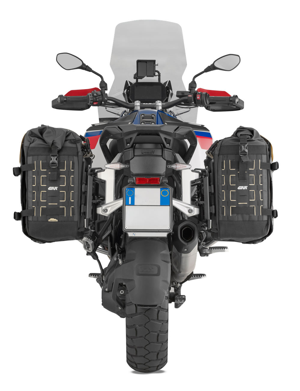 PL5146CAM Portavaligie laterale specifico PL ONE-FIT con lato destro scantonato configurato per valigie MONOKEY® CAM-SIDE Trekker Outback Tubolare 18 mm di diametro / il lato destro è compatibile solo con le valigie OBKEVS33, OBKEVS40 scantonate / da abbinare allo 07RKIT per trasformazione in portavaligie a rimozione rapida per BMW R 1300 GS Adventure (26)