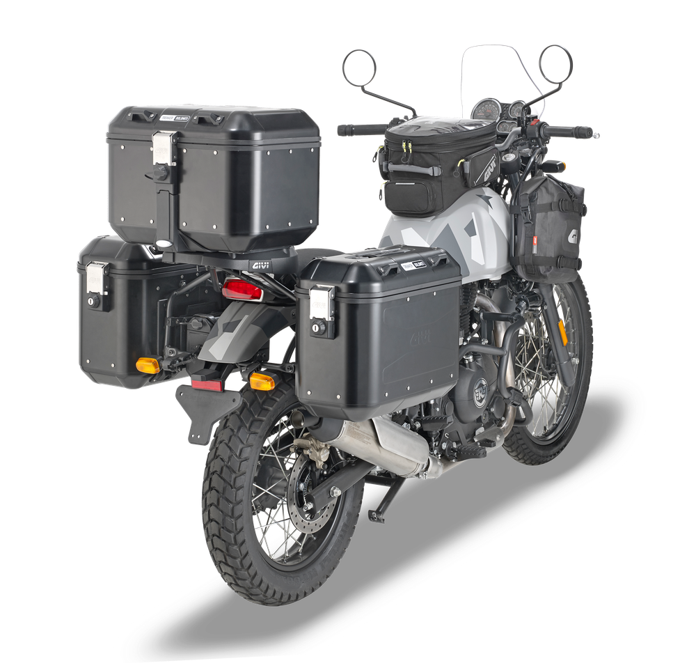 Attacco Laterale GIVI PL9050 montata su Royal Enfield Himalayan (18)
