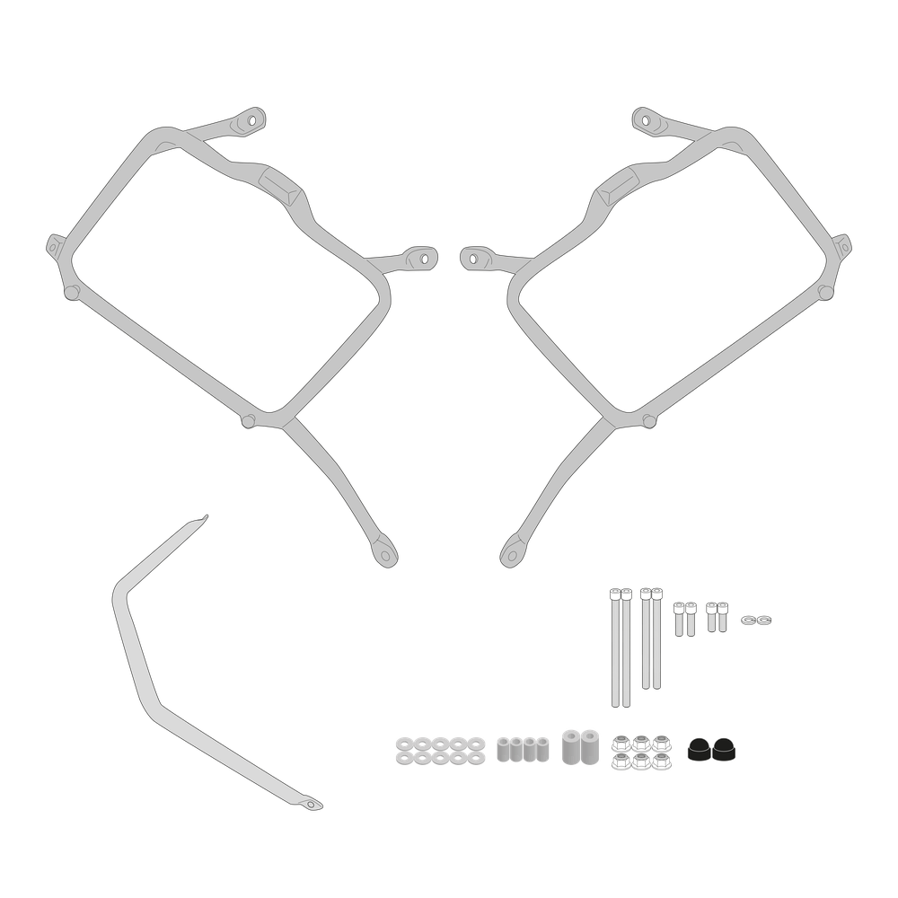 Supporto per valigie laterali GIVI PL9059