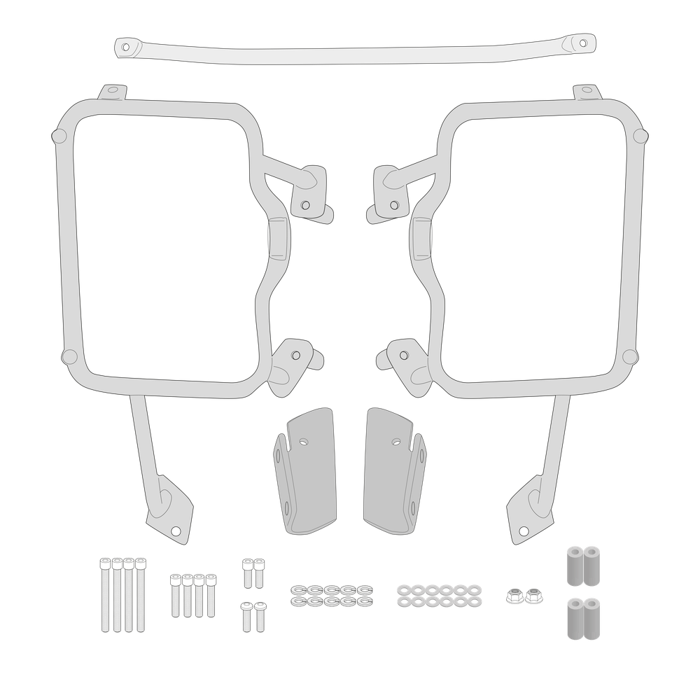 Supporto per valigie laterali GIVI PL9226