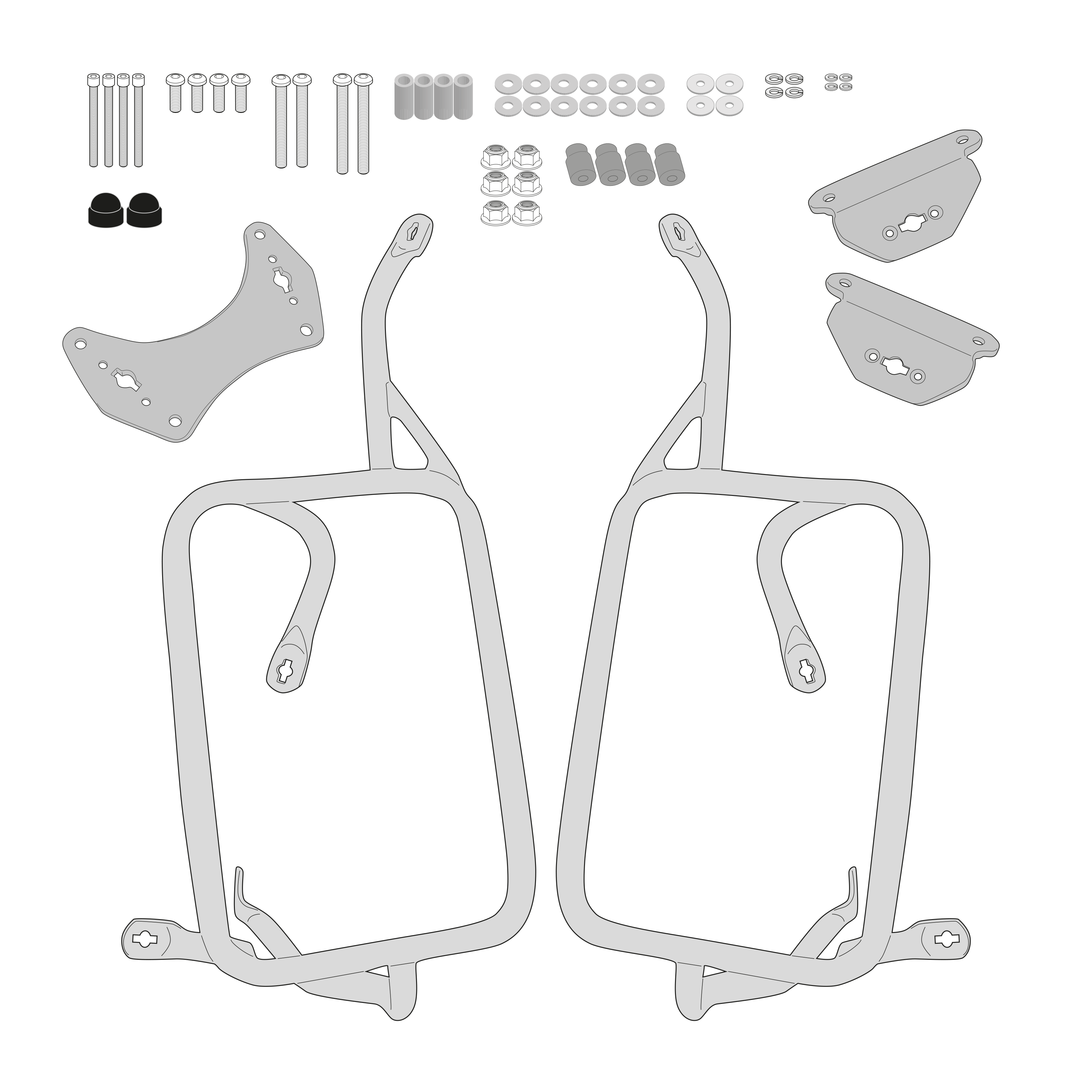 Supporto per valigie laterali GIVI PLO1179MK