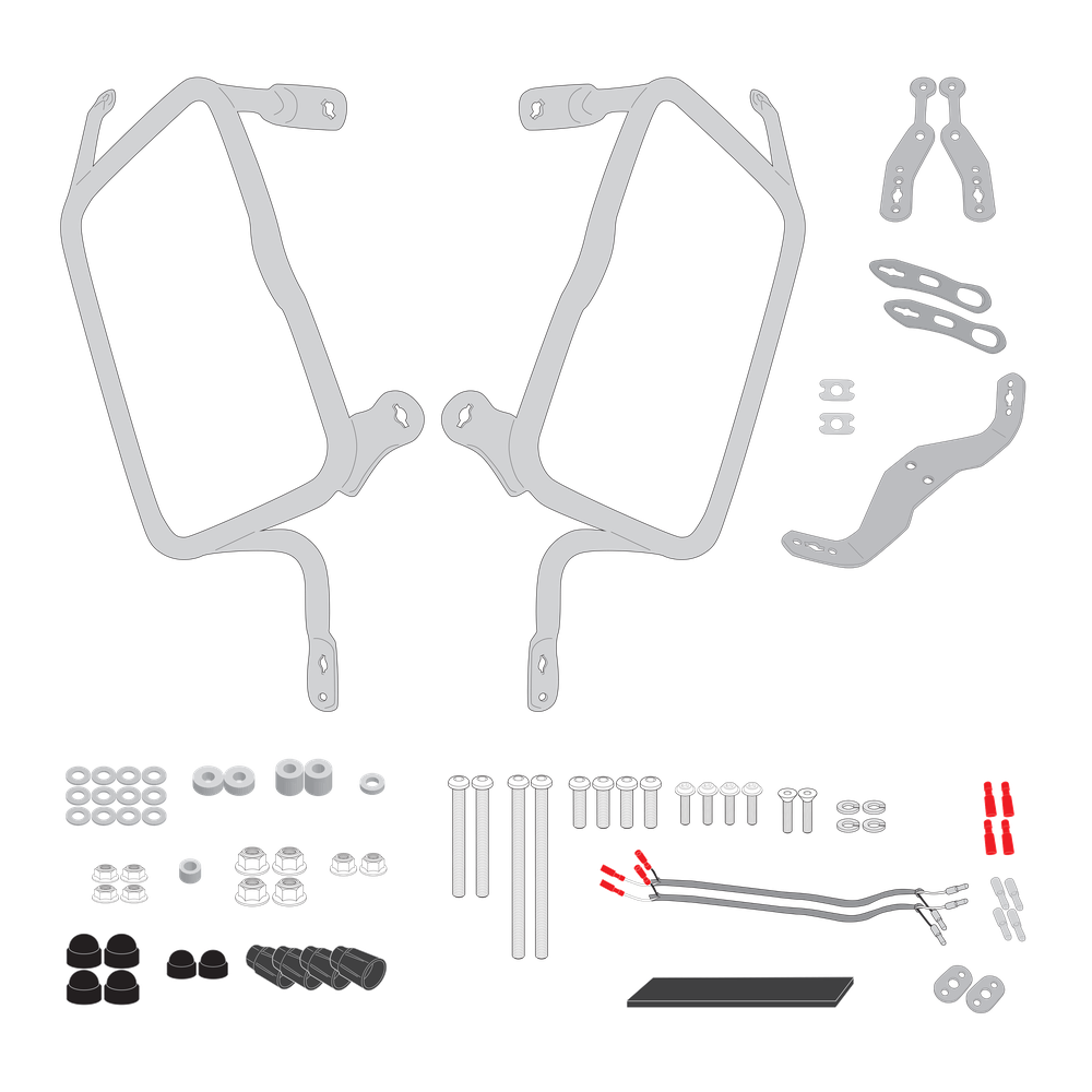 Supporto per valigie laterali GIVI PLO1201MK