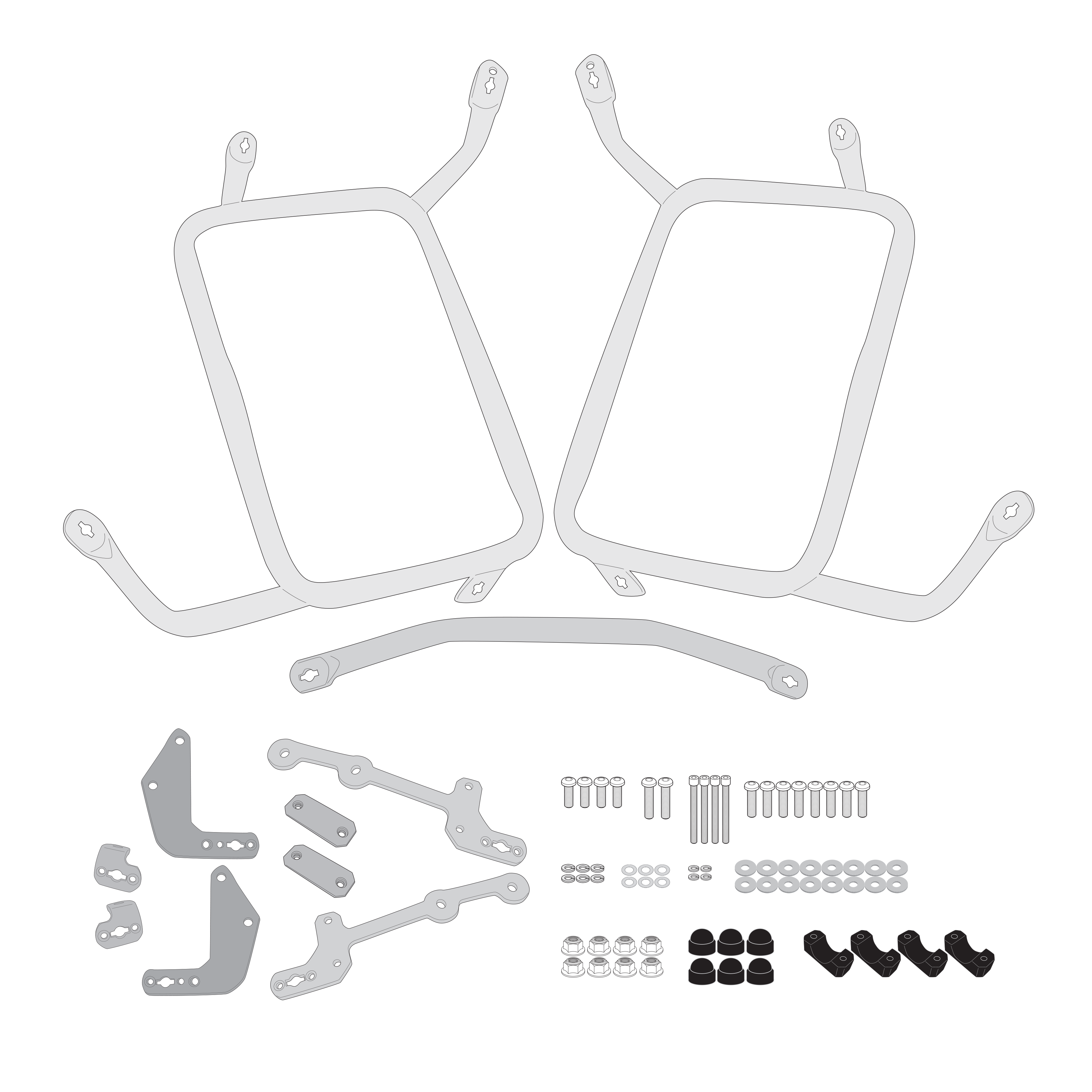 Supporto per valigie laterali GIVI PLO2159MK