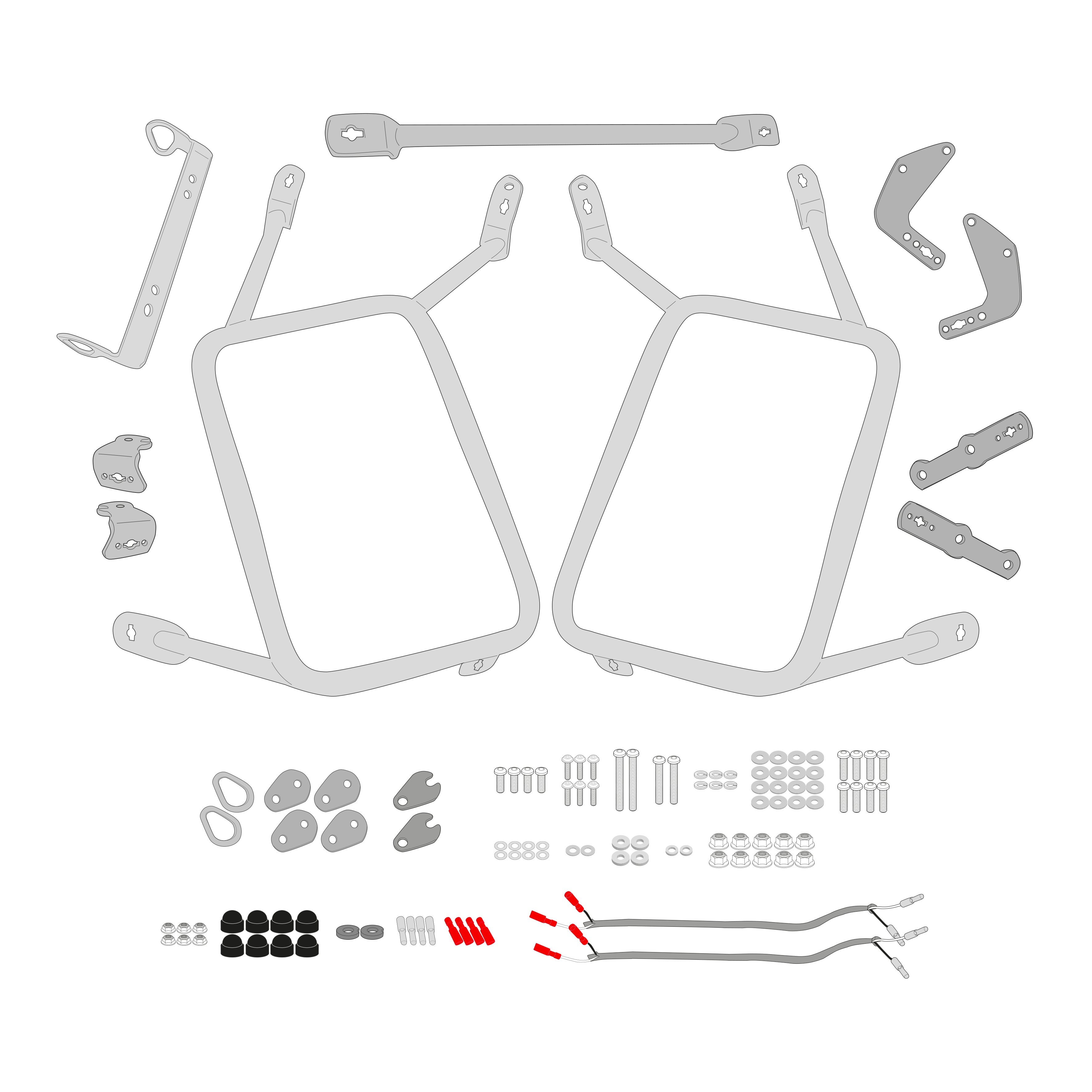 Supporto per valigie laterali GIVI PLO2171CAM