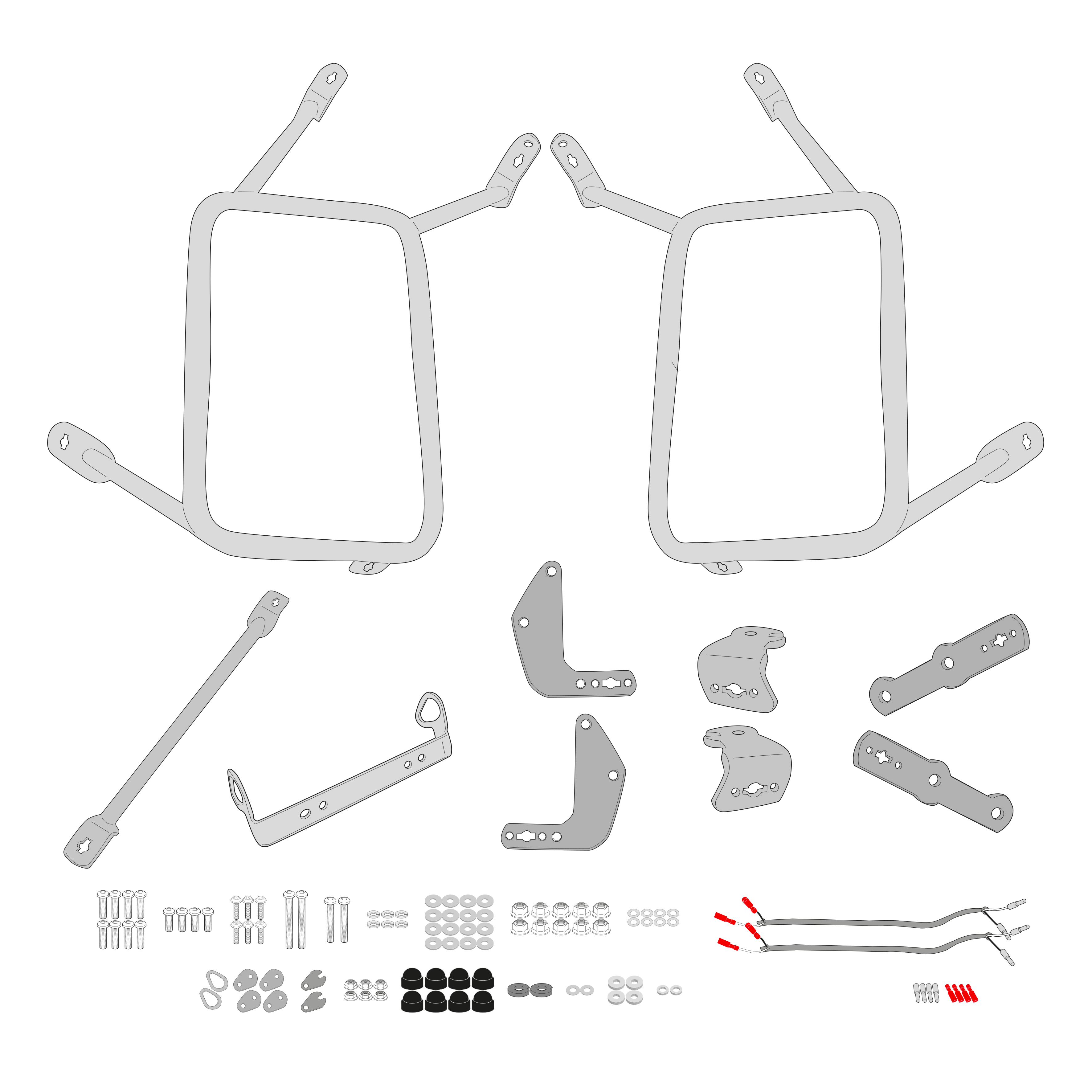 Supporto per valigie laterali GIVI PLO2171MK