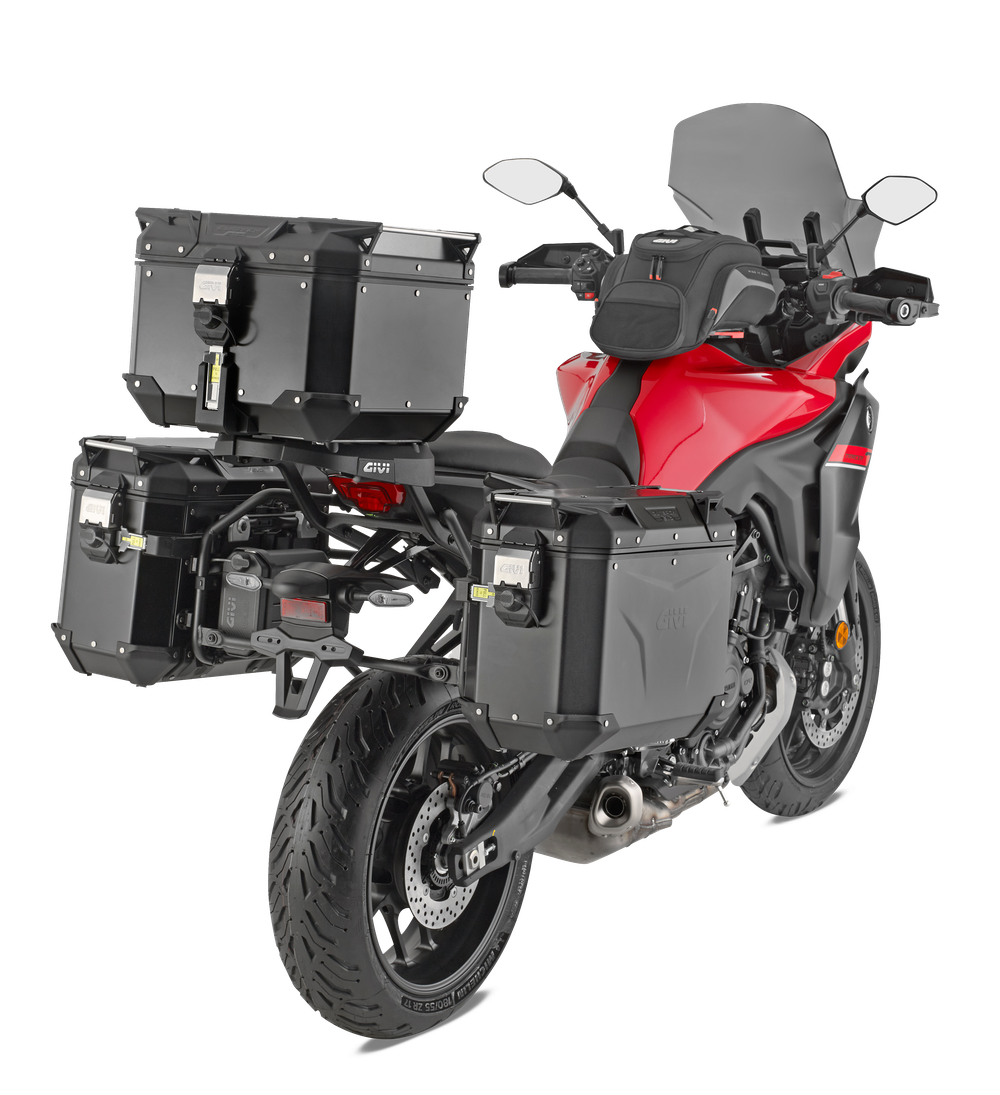PLO2177CAM telaio Monokey CAM-SIDE montato su Yamaha Tracer 7 (25)