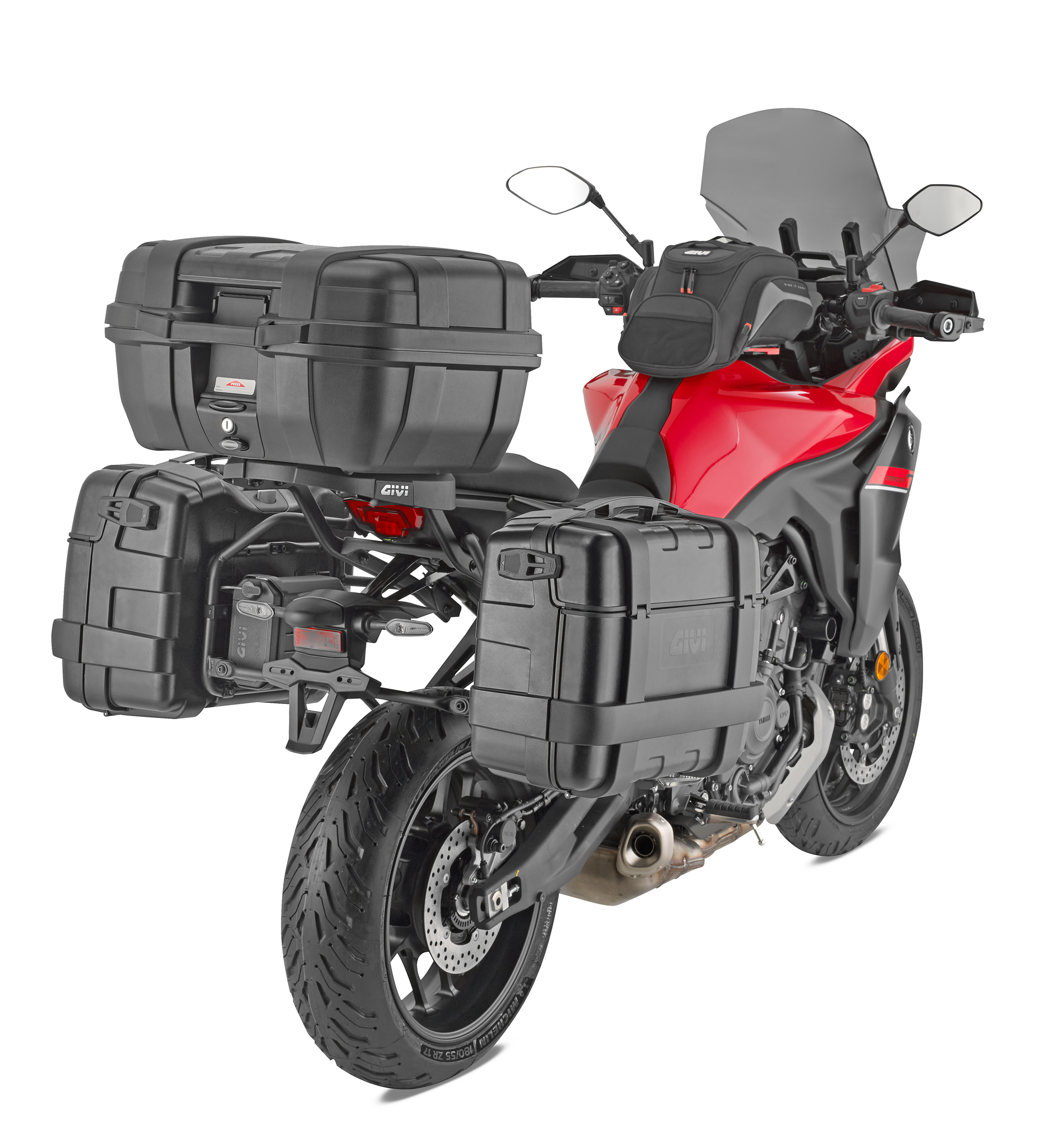 PLO2177MK Monkey pannier holder mounted on Yamaha Tracer 7 (25)