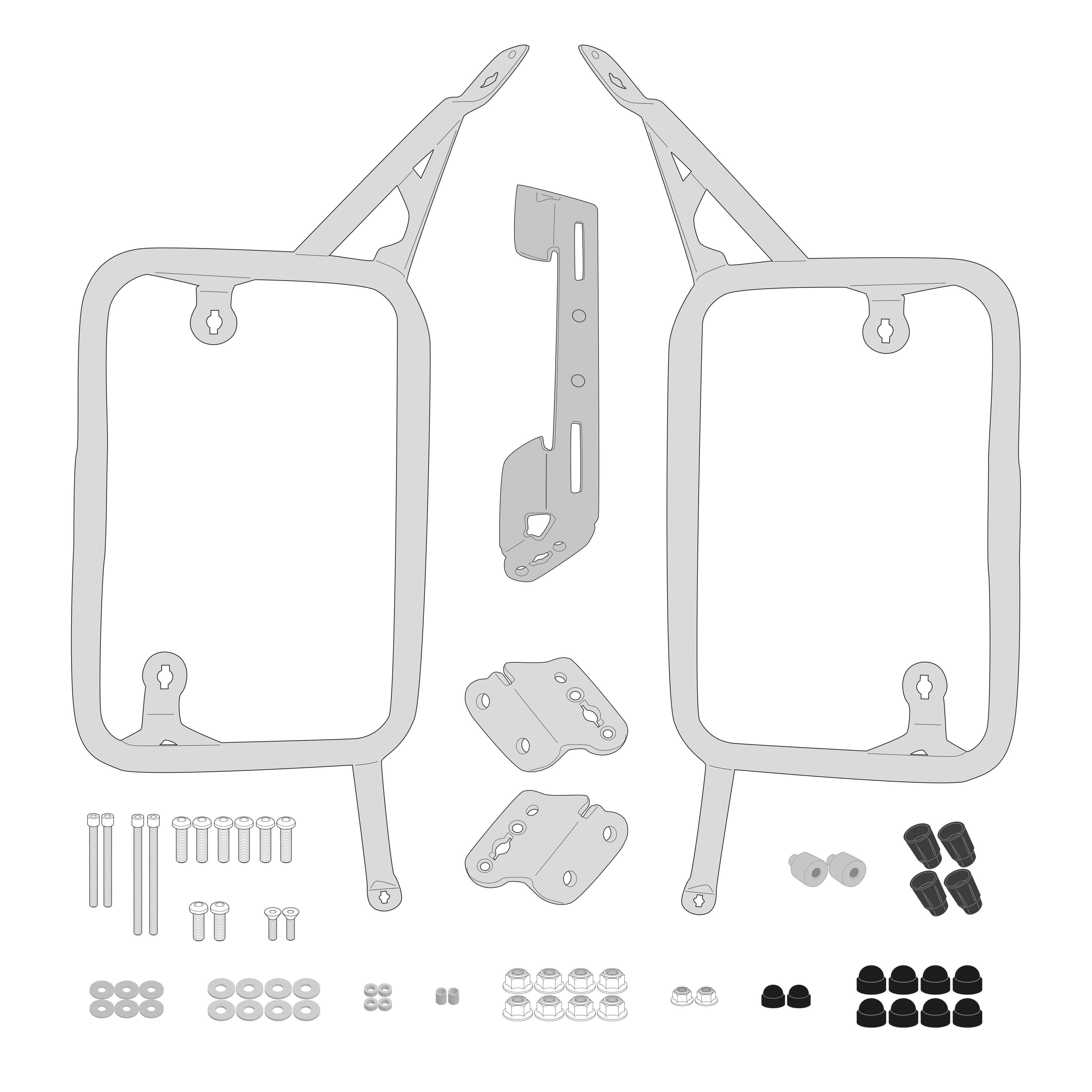 Supporto per valigie laterali GIVI PLO3118CAM