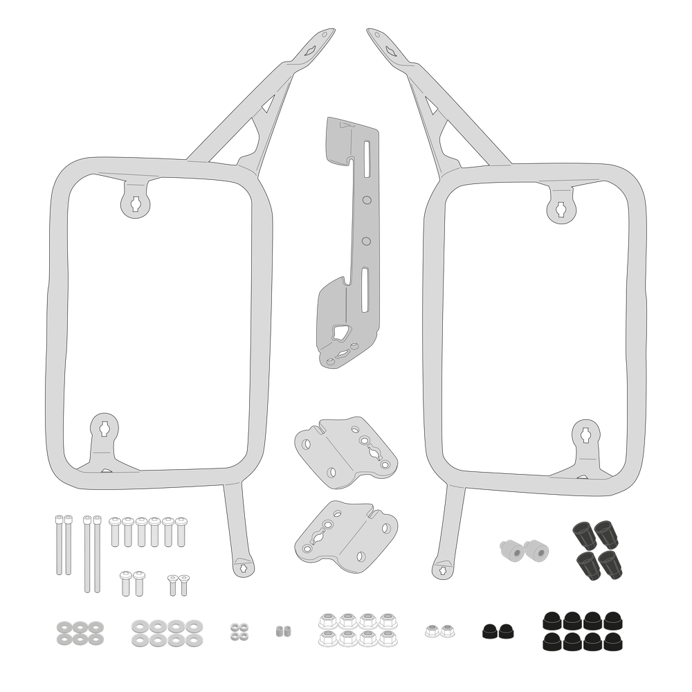 Supporto per valigie laterali GIVI PLO3118CAM