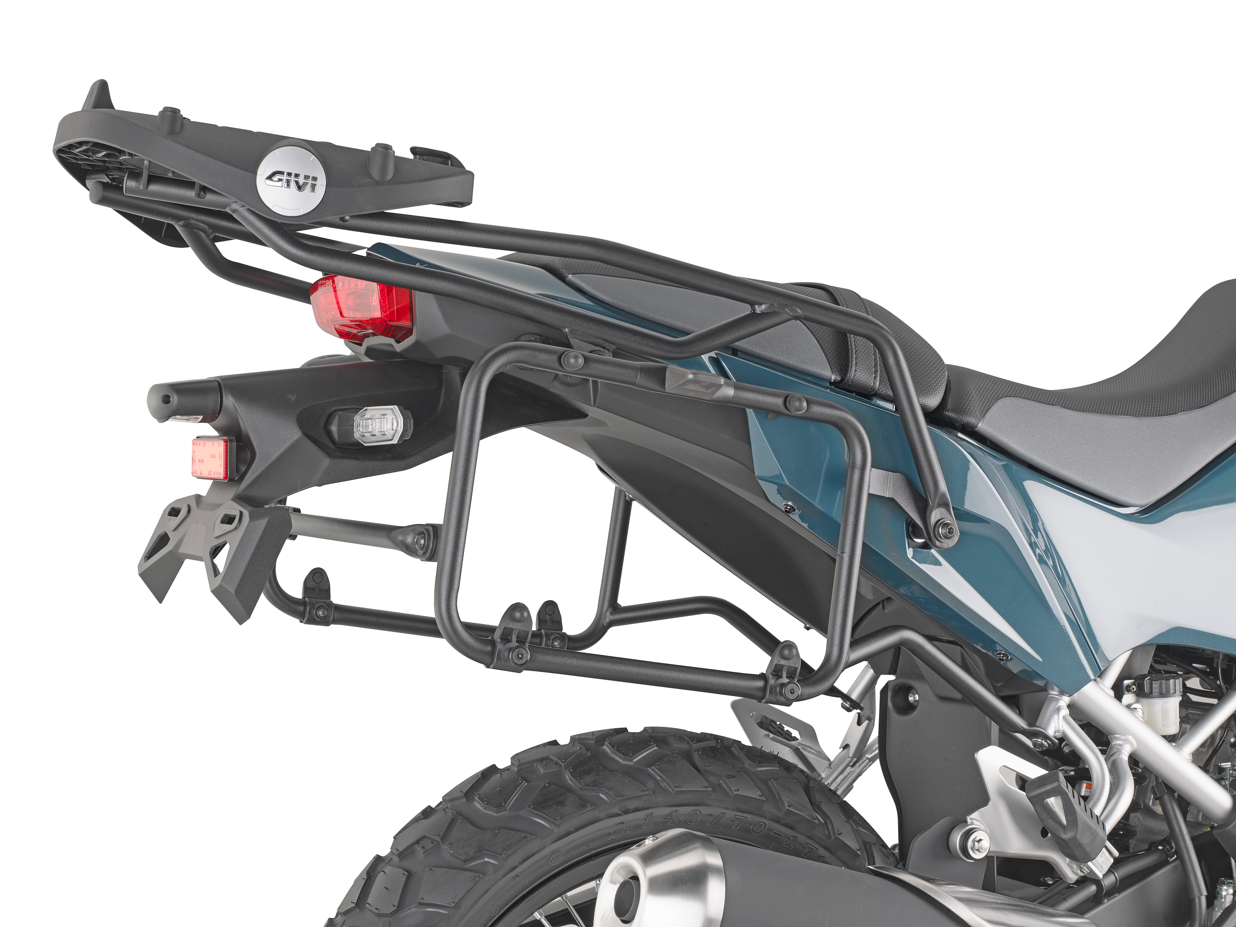 PLO4139MK telaio Monokey montato su Kawasaki KLE 500 (26)