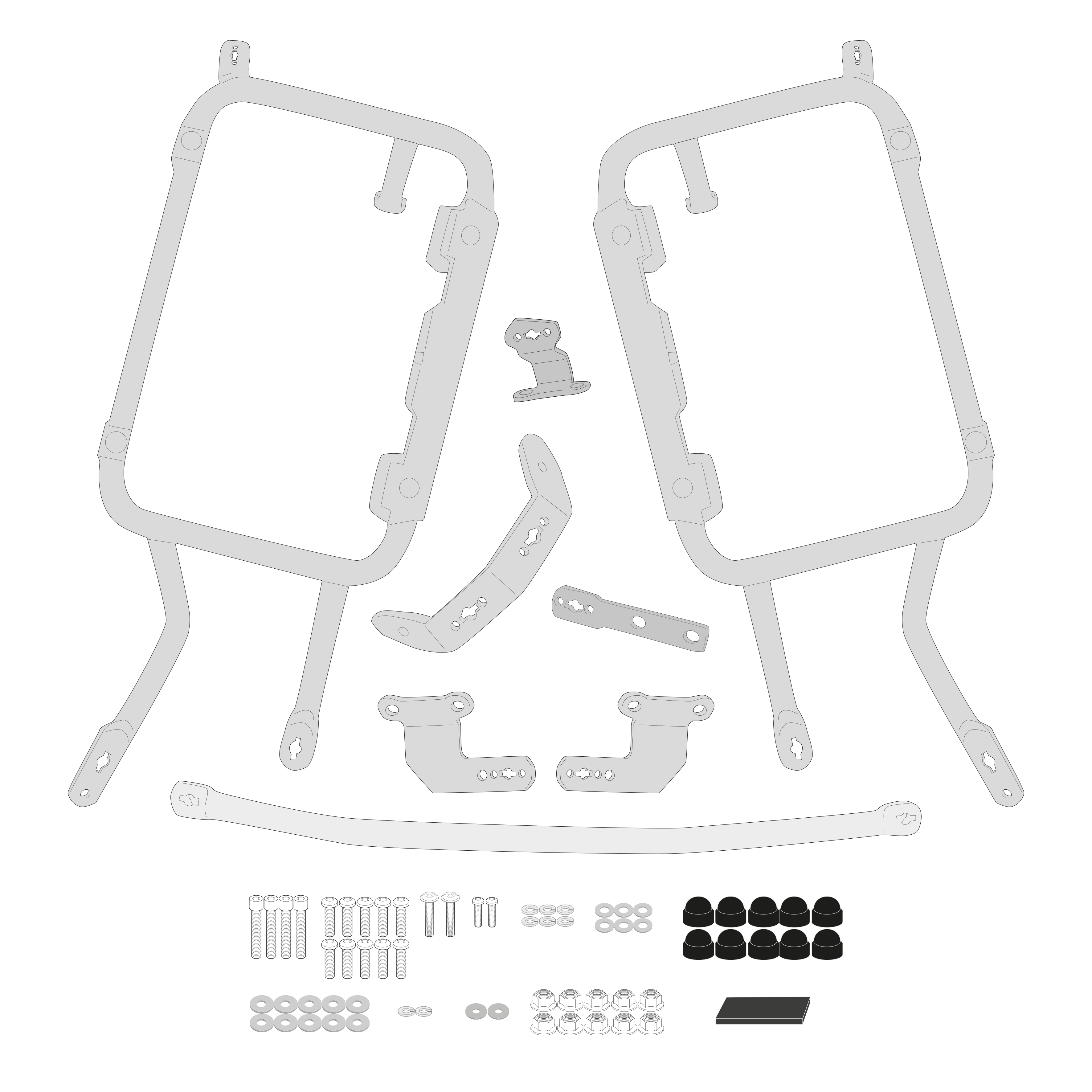Supporto per valigie laterali GIVI PLO5145MK