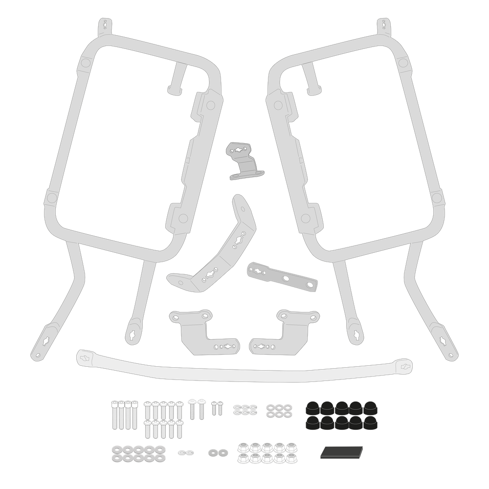 Supporto per valigie laterali GIVI PLO5145MK