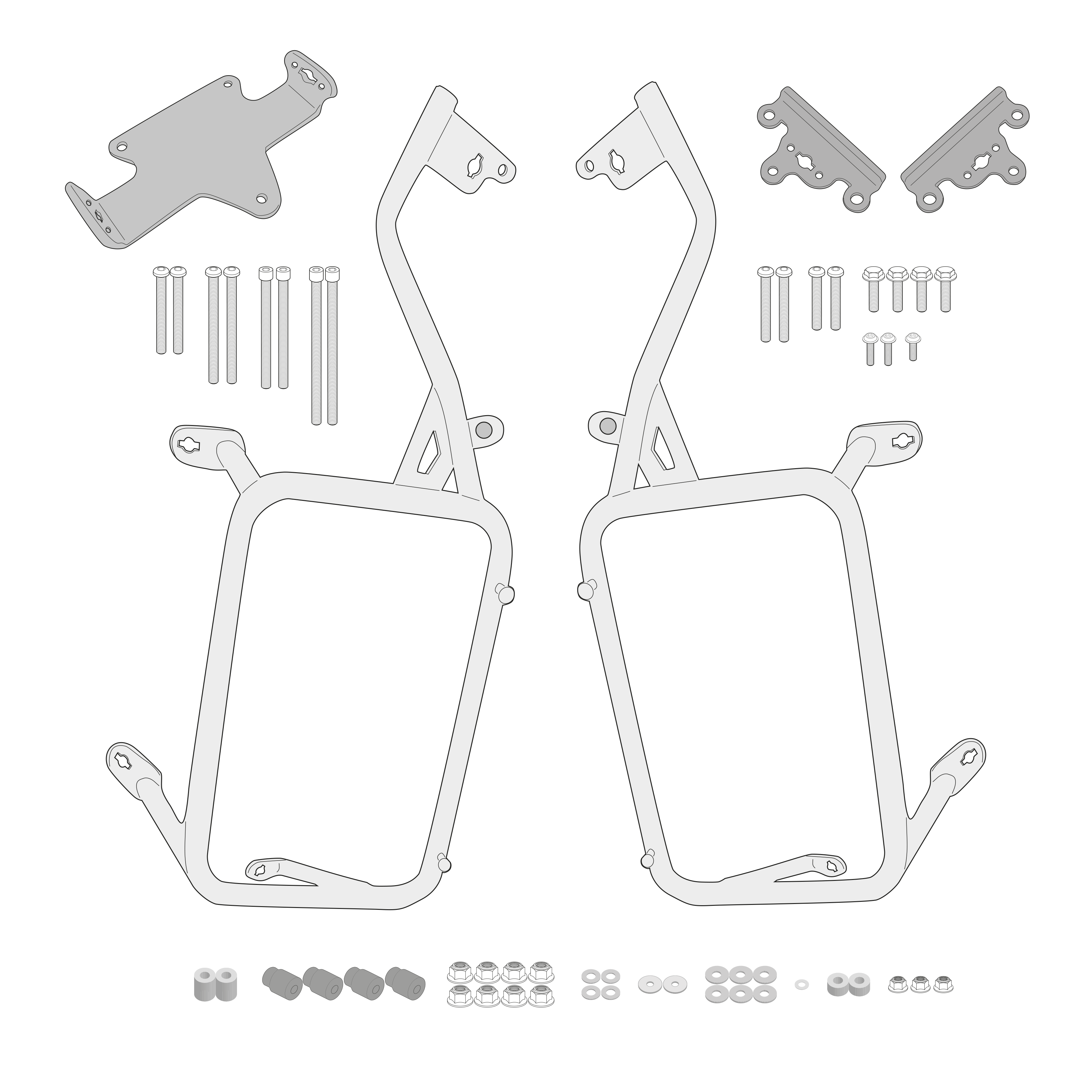 Side case support GIVI PLO6425MK