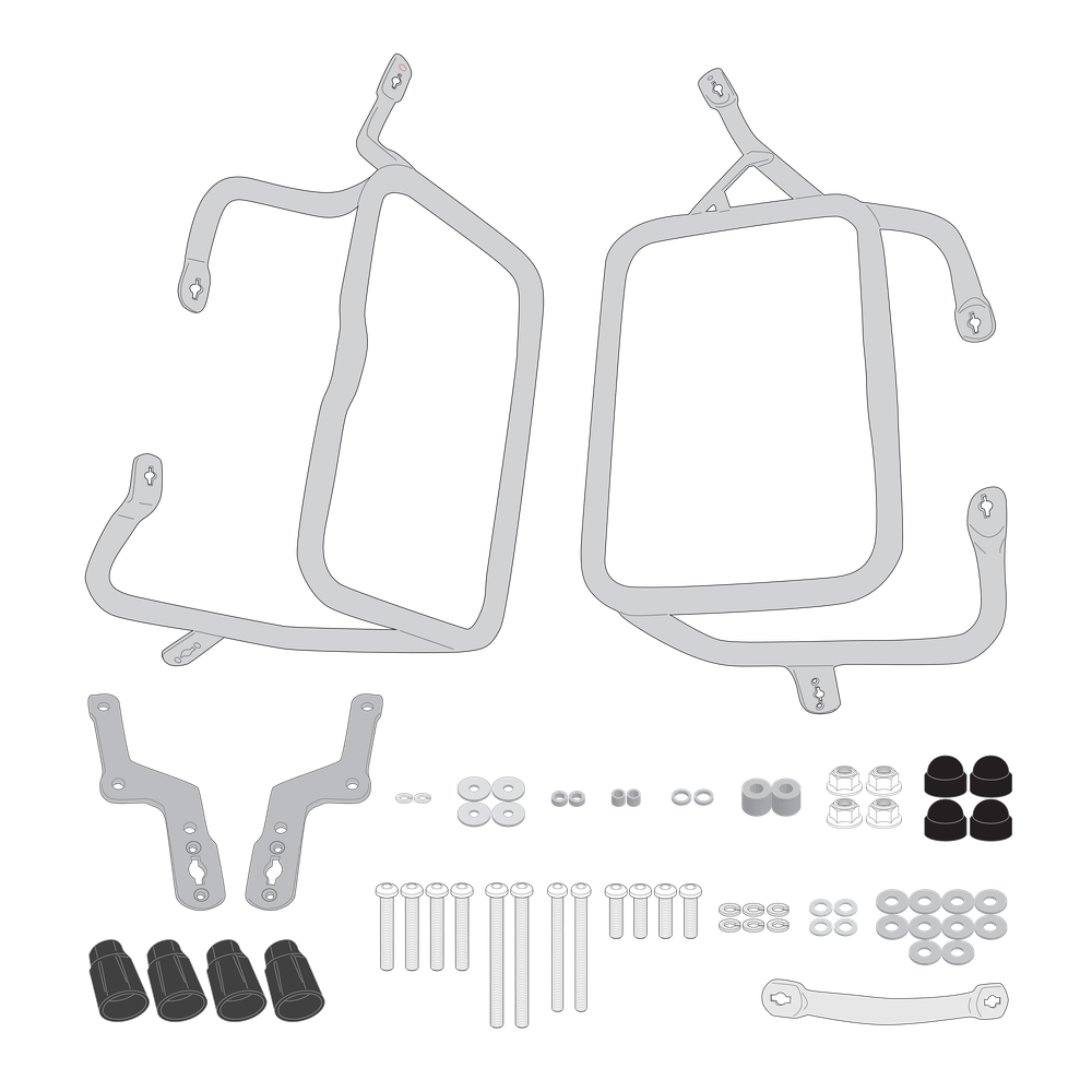 Supporto per valigie laterali GIVI PLO6710MK