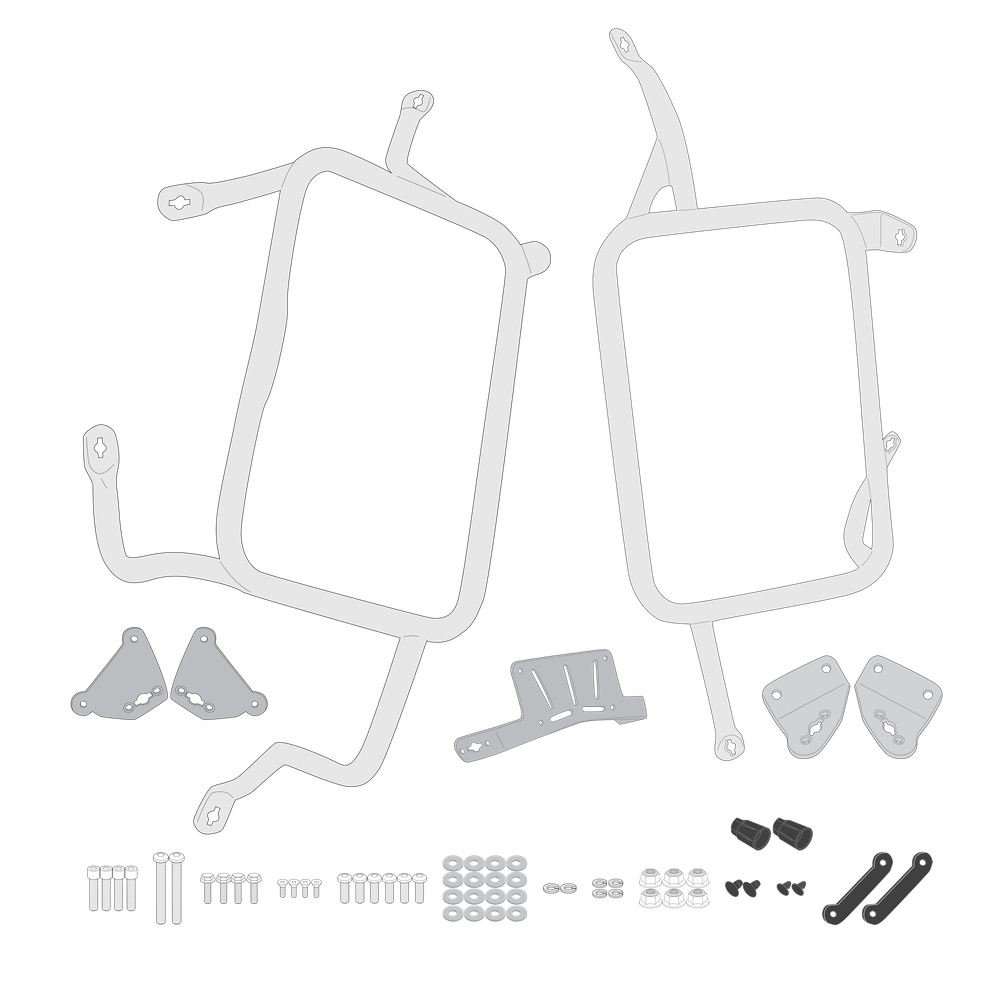 Supporto per valigie laterali GIVI PLO7713MK