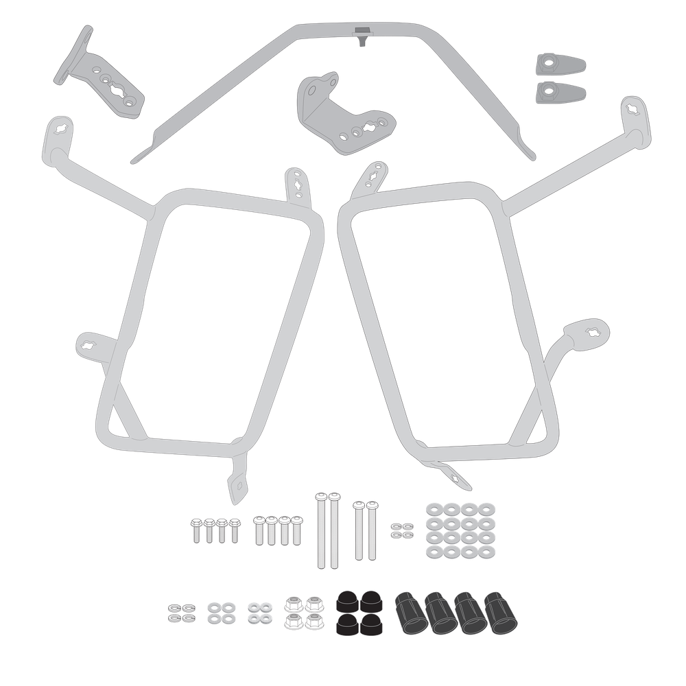 Supporto per valigie laterali GIVI PLO7717CAM