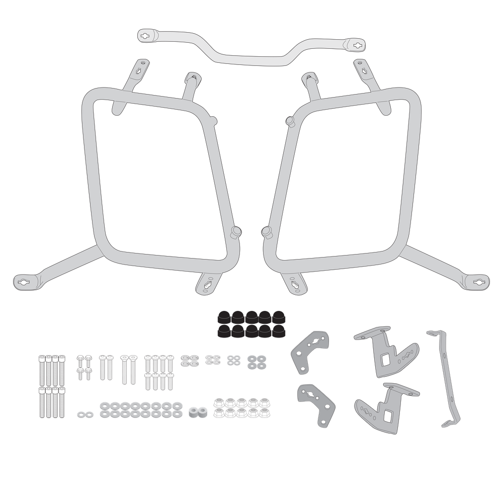 Supporto per valigie laterali GIVI PLO8208CAM