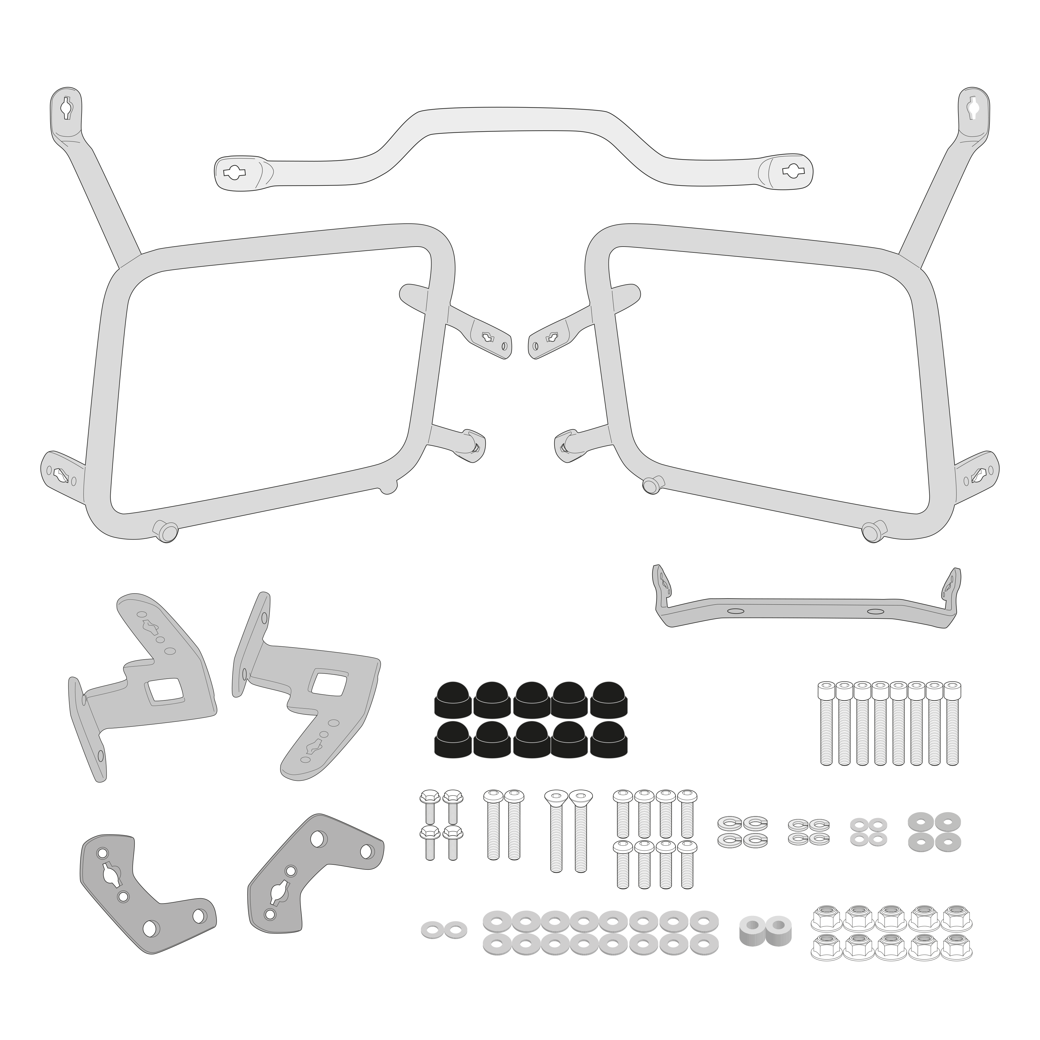 Supporto per valigie laterali GIVI PLO8208MK