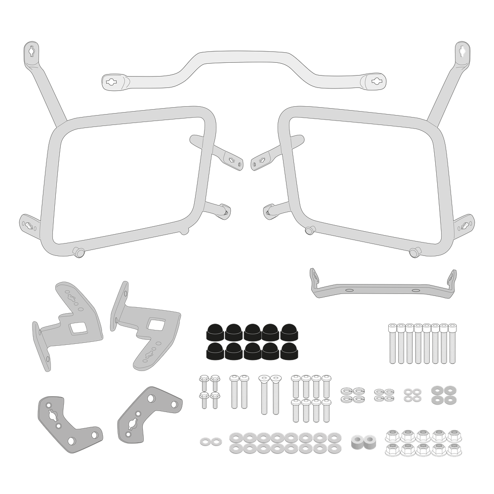 Supporto per valigie laterali GIVI PLO8208MK